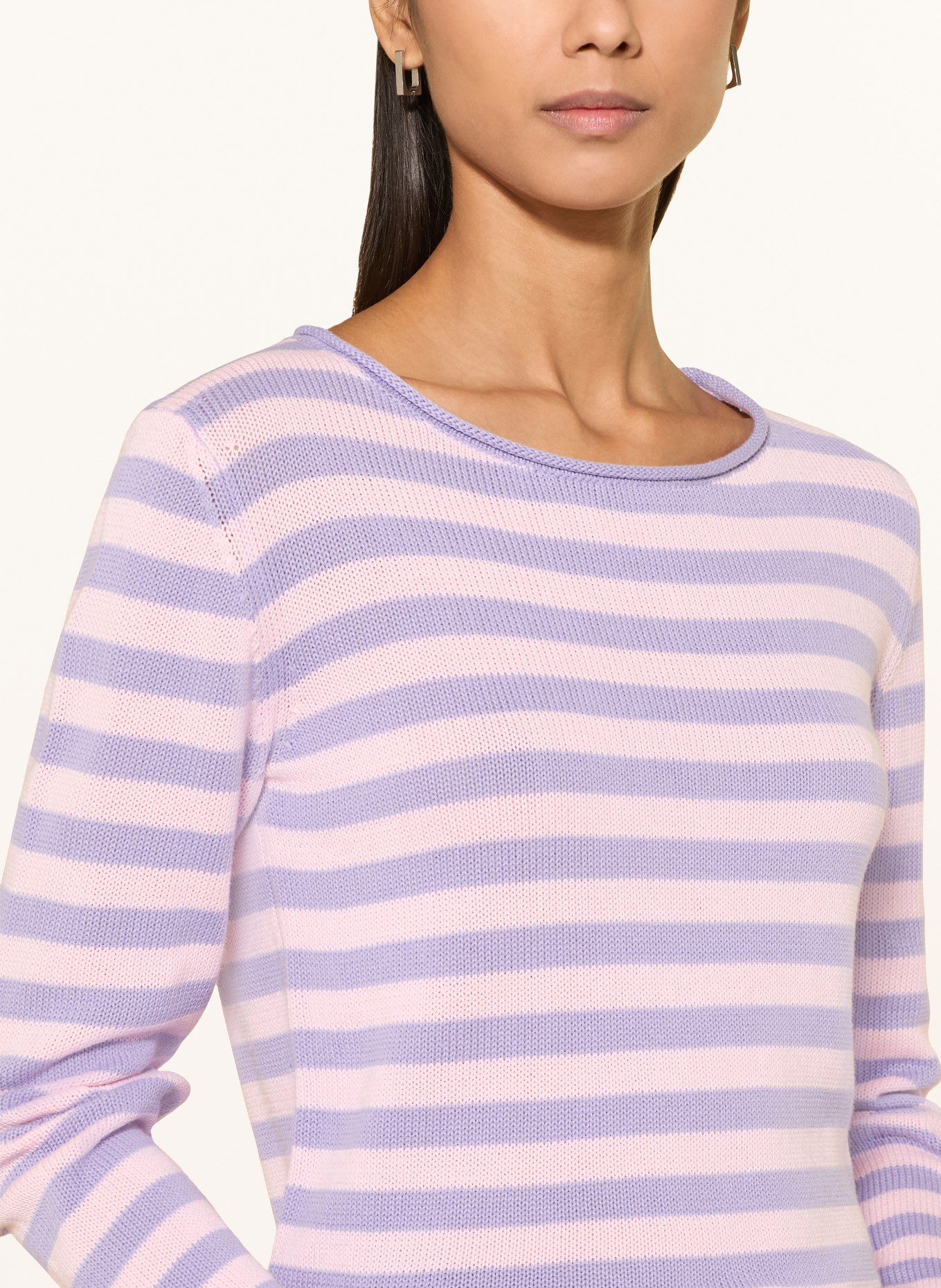 darling harbour trui: lilac / light pink