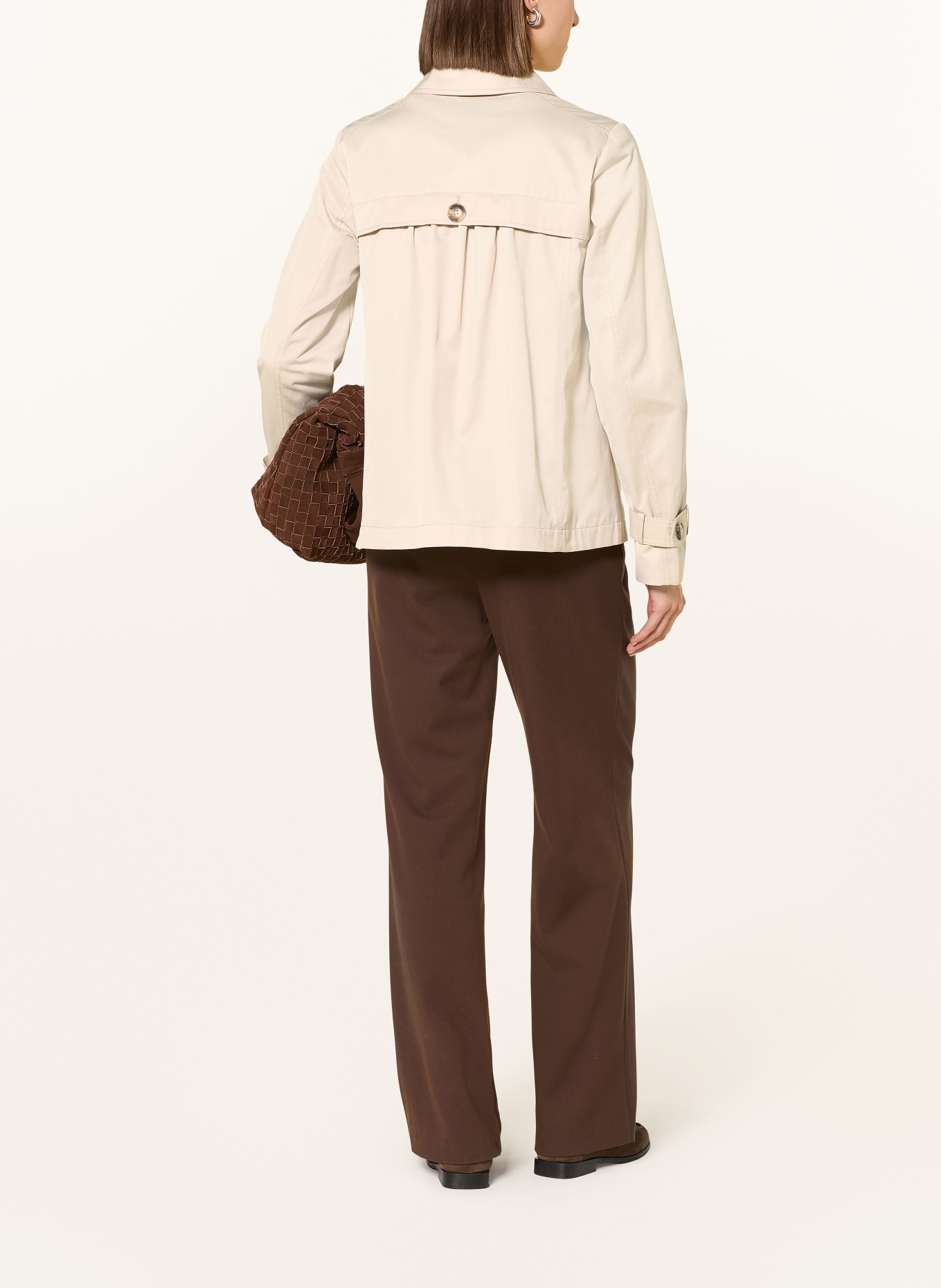 FUCHS SCHMITT trenchcoat: BÉŽOVÁ