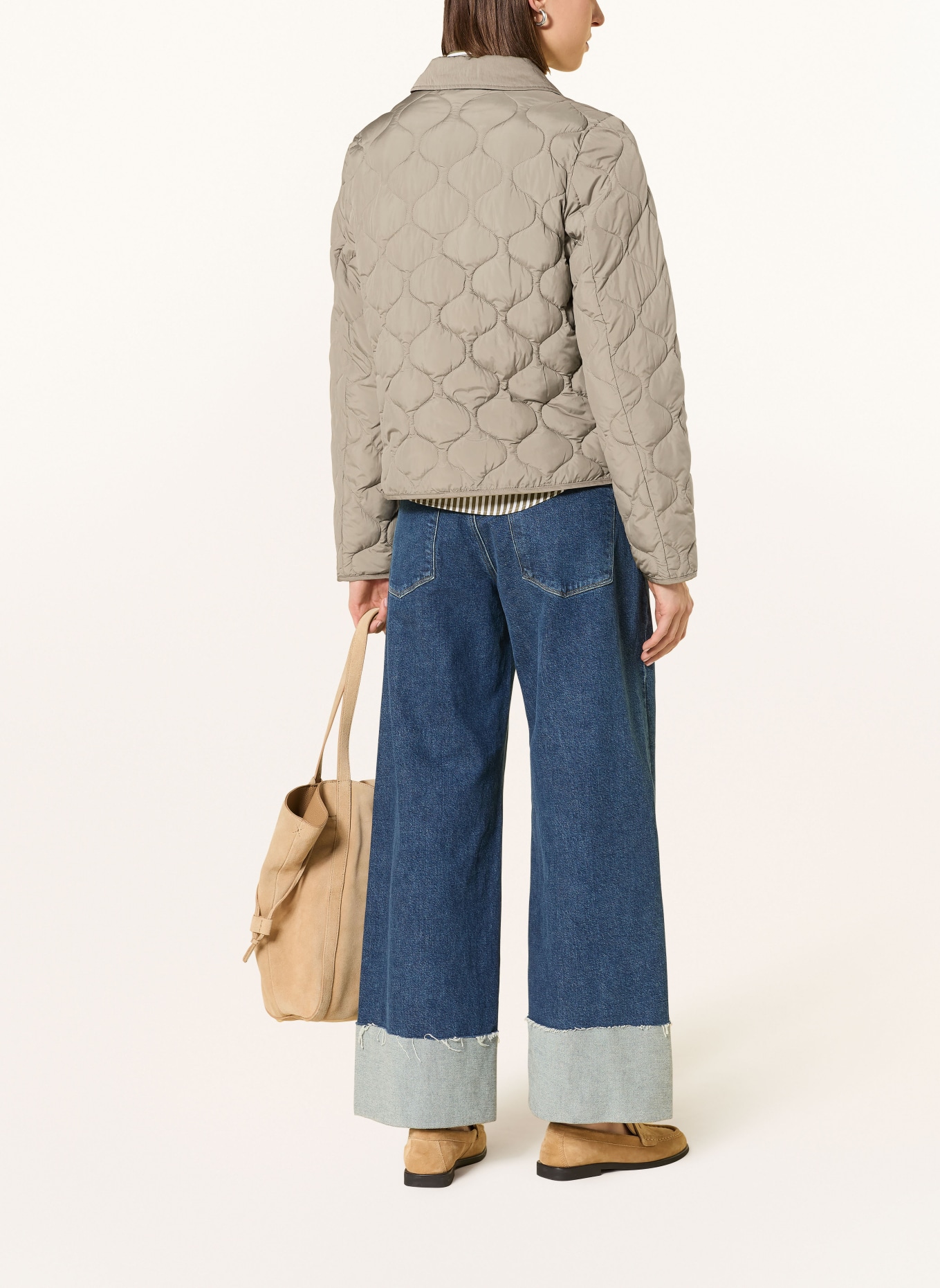 FUCHS SCHMITT quilted jacket: OLIVE