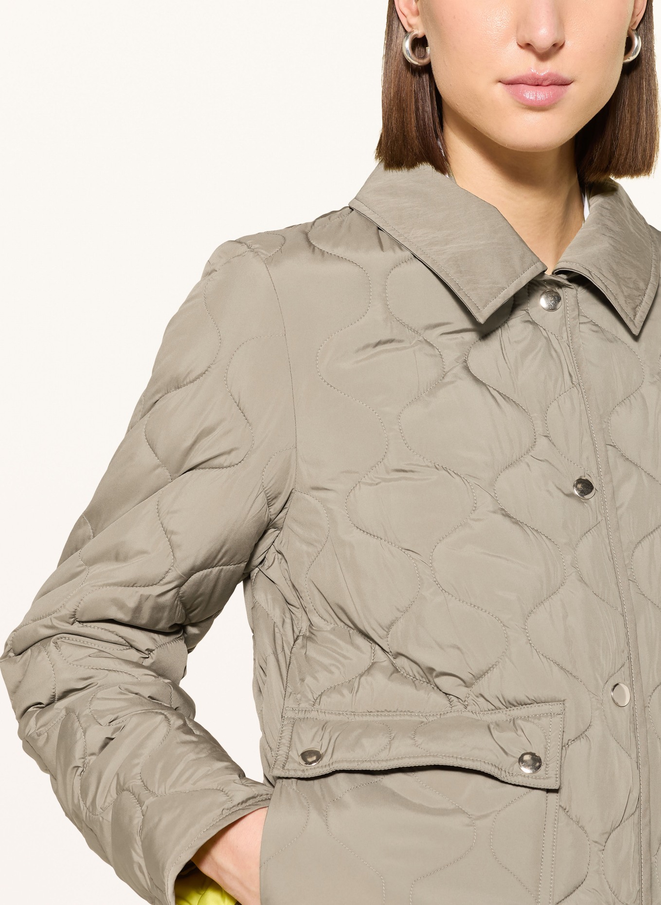 FUCHS SCHMITT quilted jacket: OLIVE