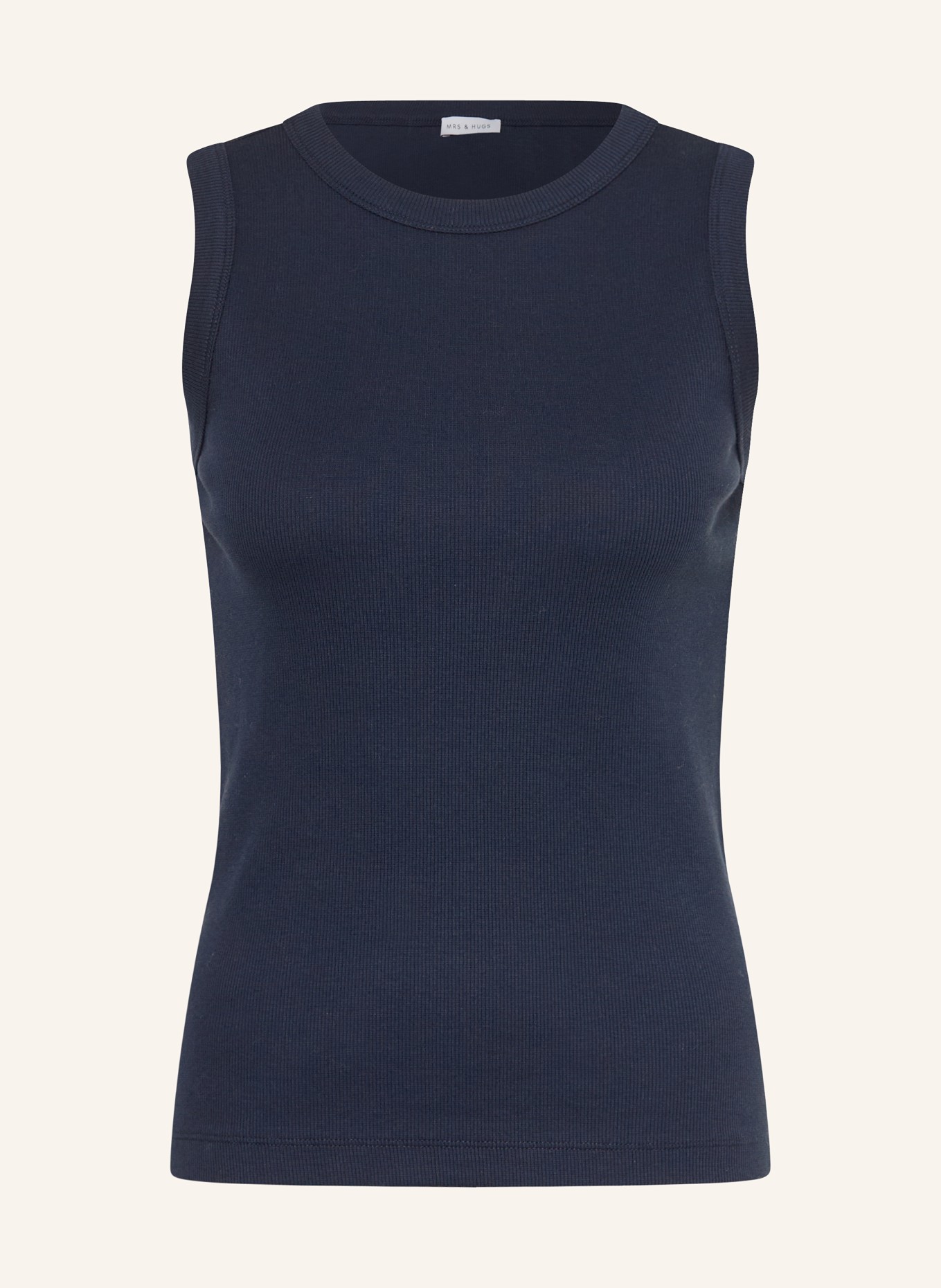 MRS & HUGS Top: DUNKELBLAU