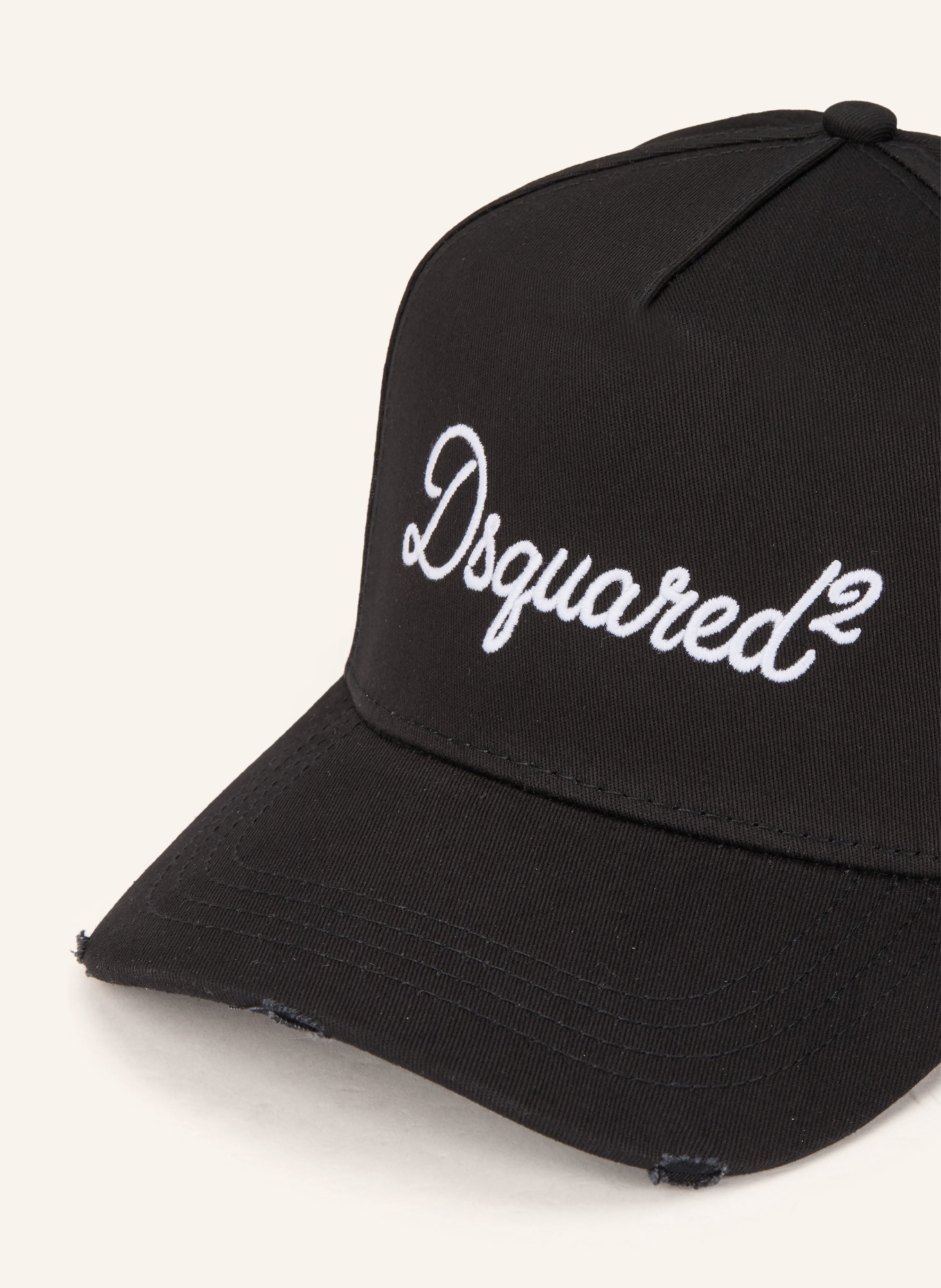 DSQUARED2 cap: BLACK / WHITE