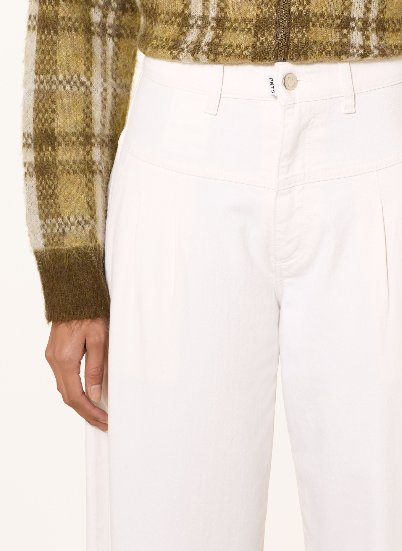 PNTS Barrel Jeans THE O SHAPE: CREME