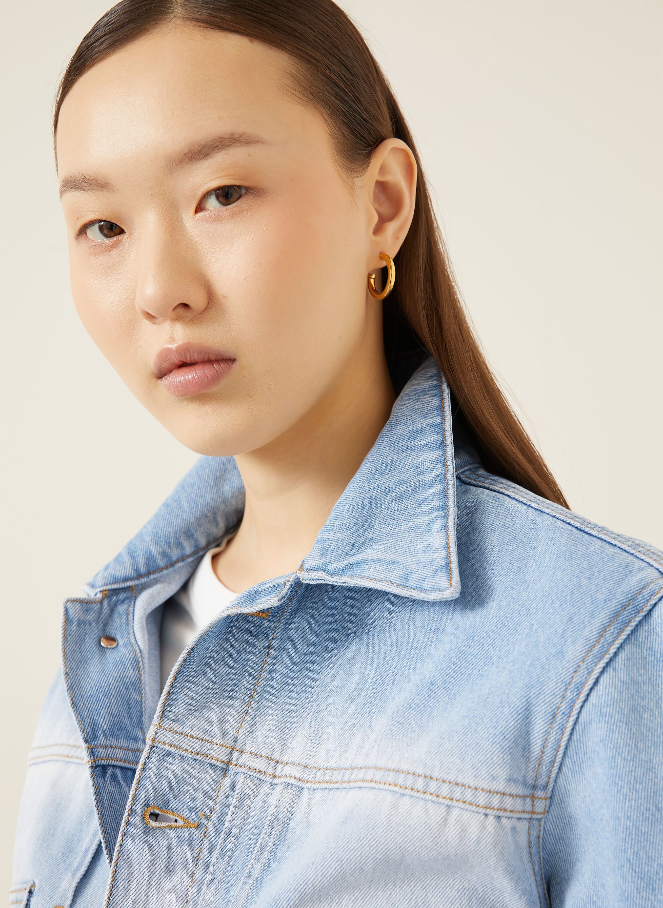 VICTORIA BECKHAM Jeansjacke: HELLBLAU