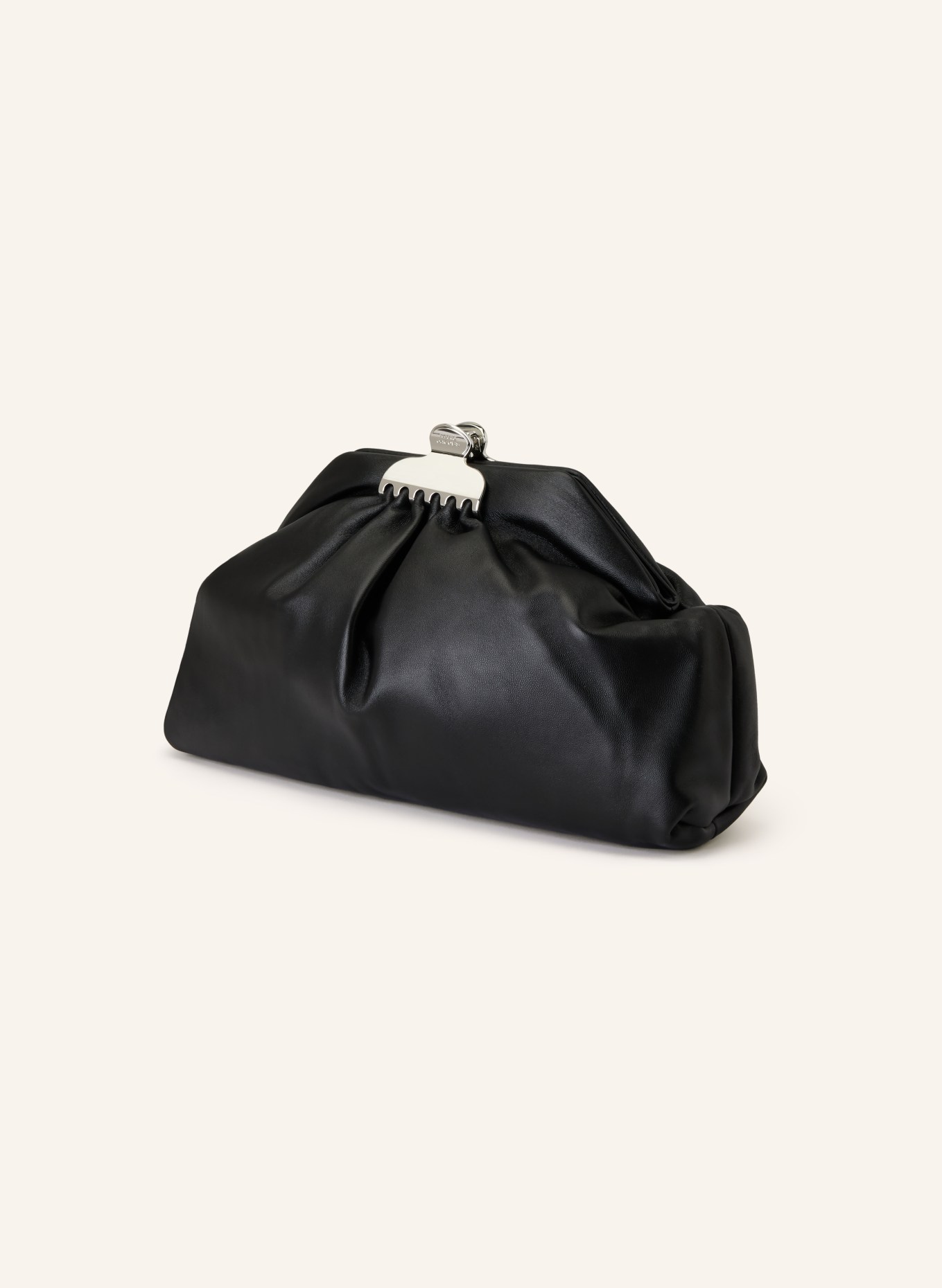 MARC JACOBS Clutch THE GLAM CLUTCH: SCHWARZ / SILBER