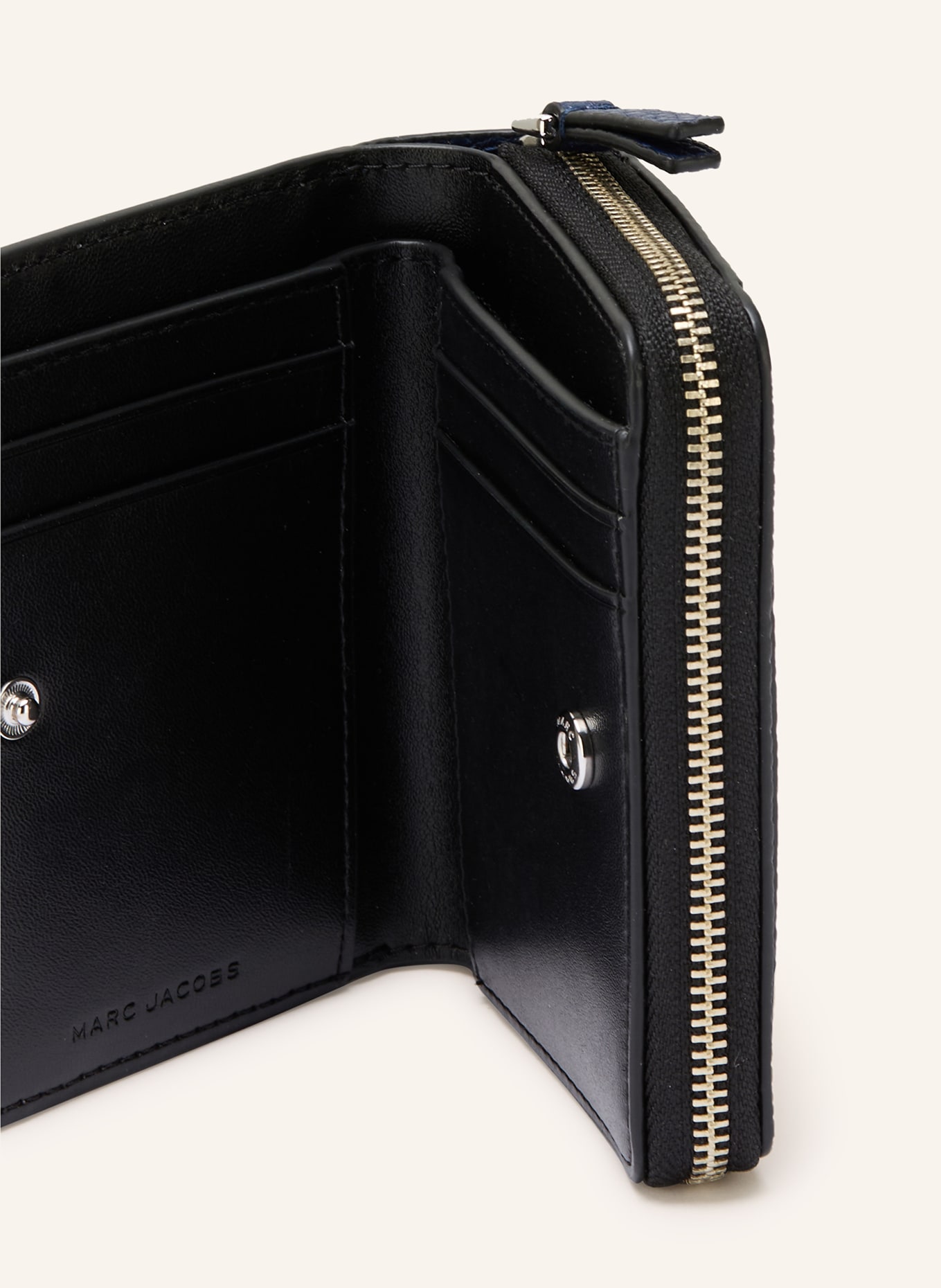 MARC JACOBS Geldbörse BANDANA: DUNKELBLAU / WEISS