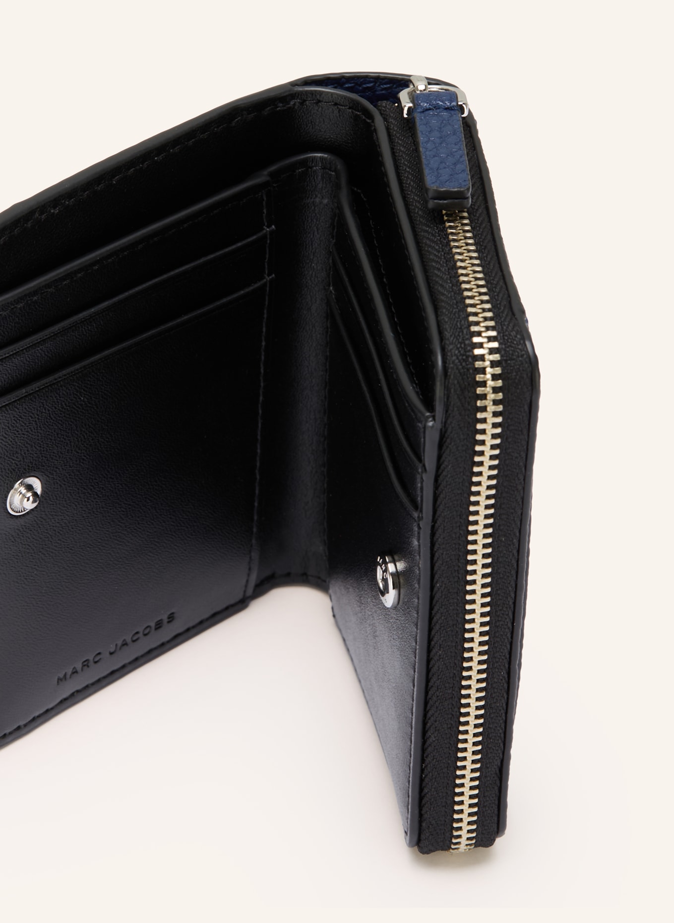 MARC JACOBS Geldbörse BANDANA: DUNKELBLAU / WEISS