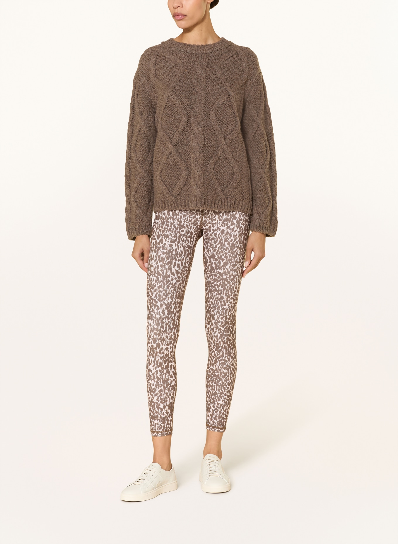 Juvia Leggings PAMELA: KHAKI / WEISS