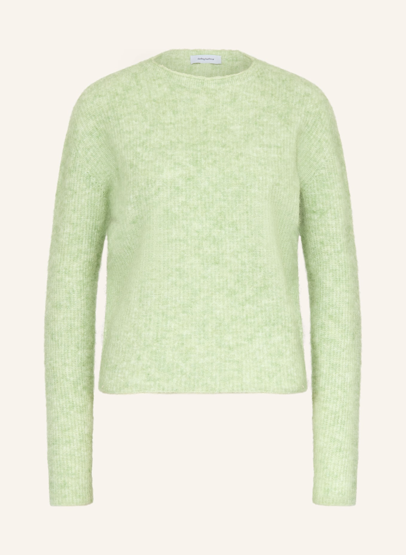 darling harbour Trui met alpaca: light green melange