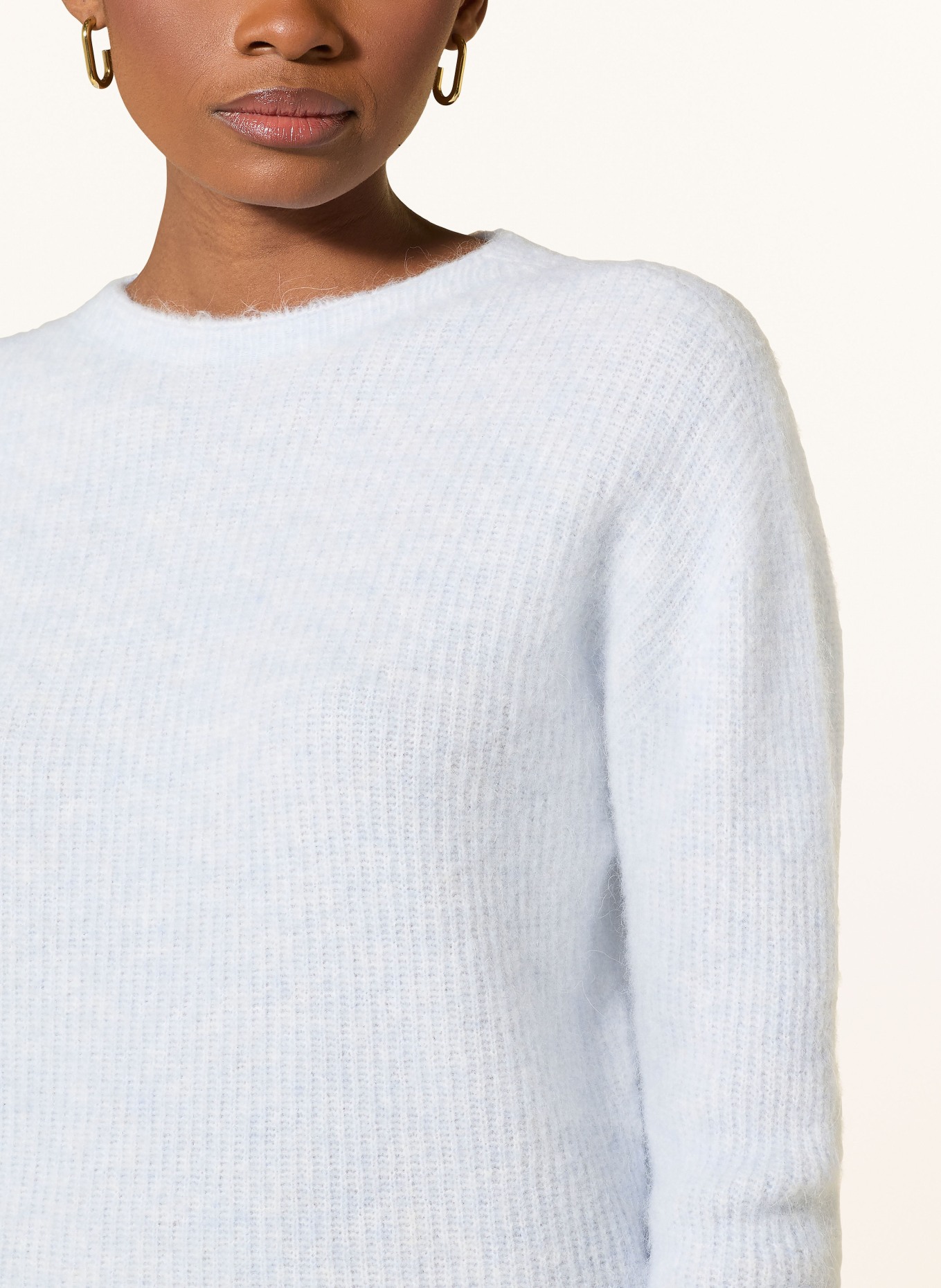 darling harbour Svetr s alpakou: LIGHT BLUE MELANGE