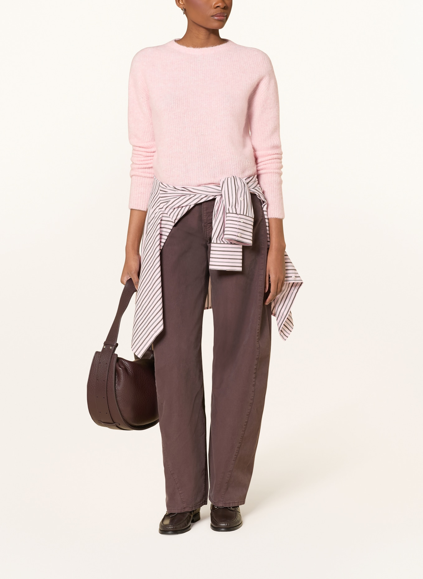 darling harbour Trui met alpaca: light rose melange