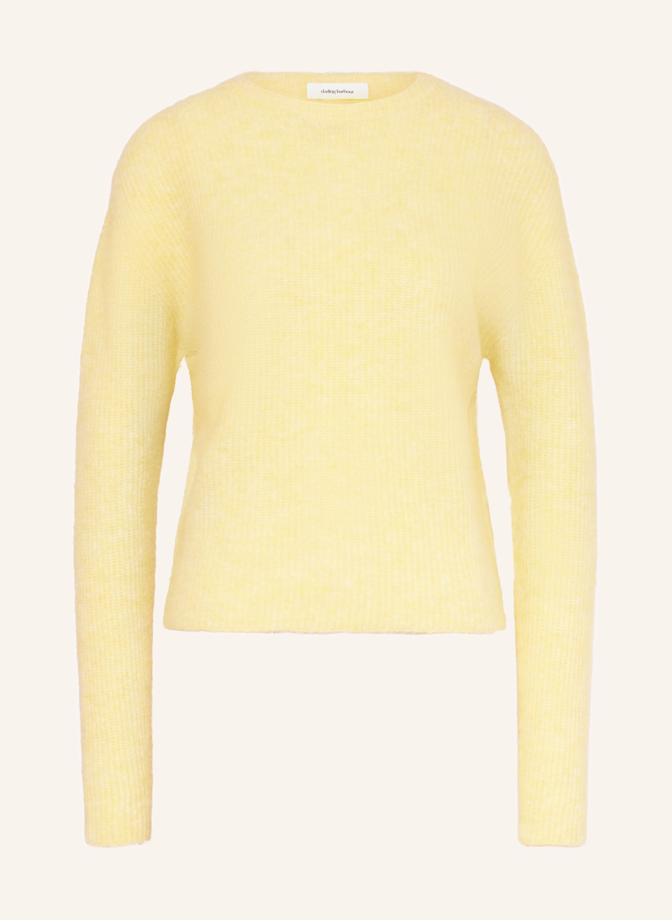 darling harbour Pullover mit Alpaka: light yellow melange