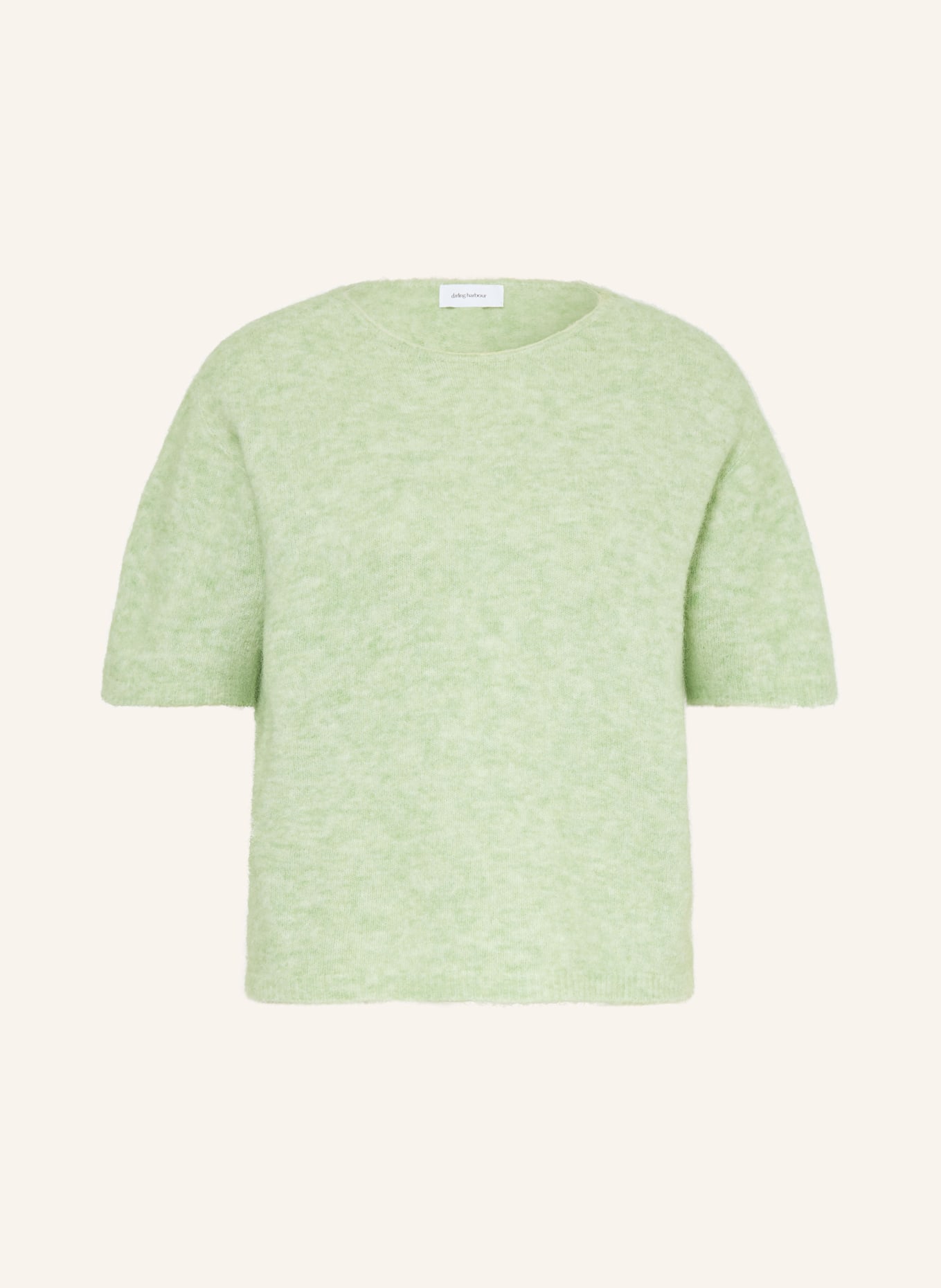 darling harbour Pletené tričko s alpakou: light green melange