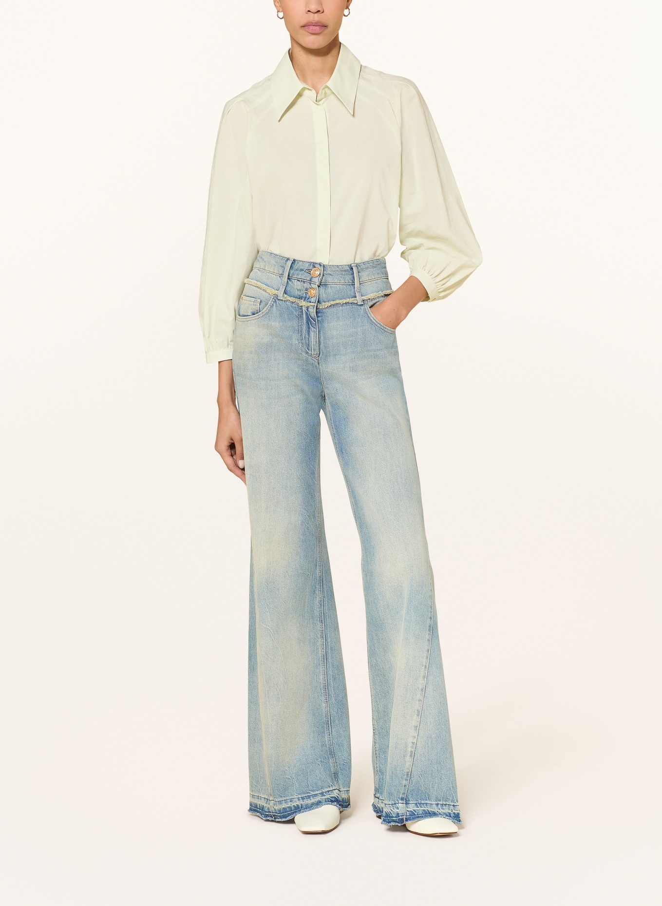 LUISA CERANO košile: SVĚTLE ZELENÁ