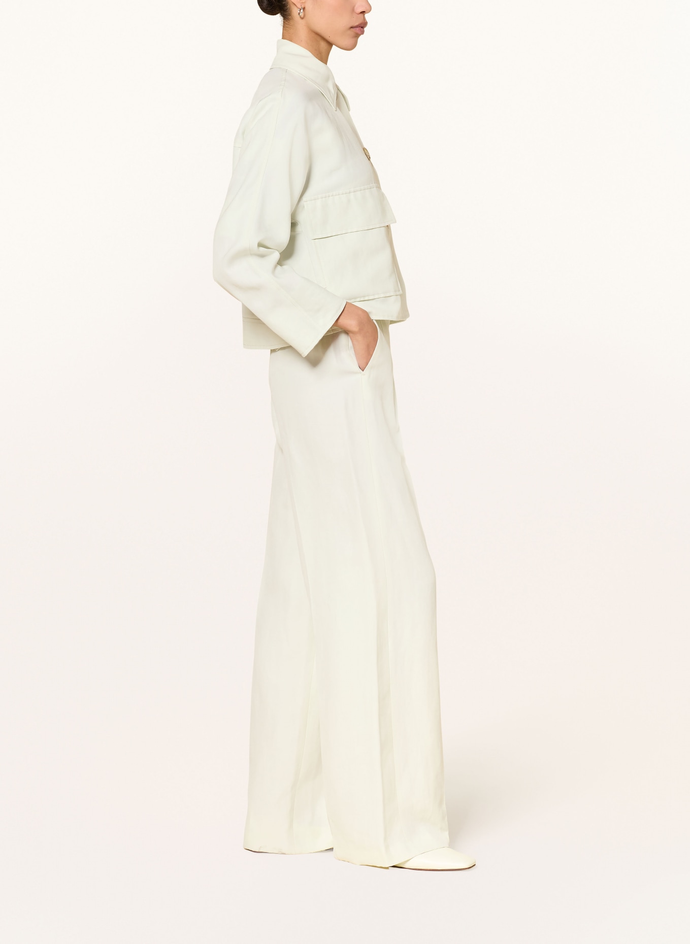 LUISA CERANO Marlenehose: HELLGRÜN