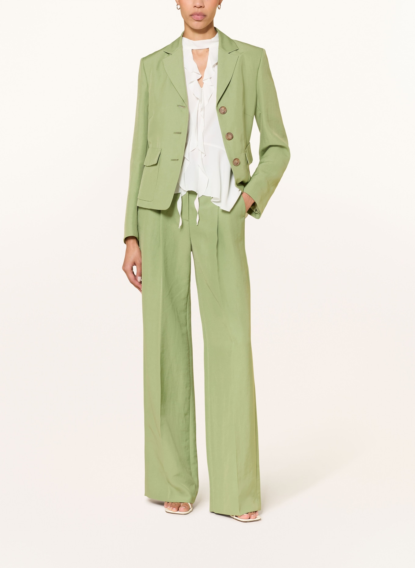 LUISA CERANO Marlenehose: GRÜN