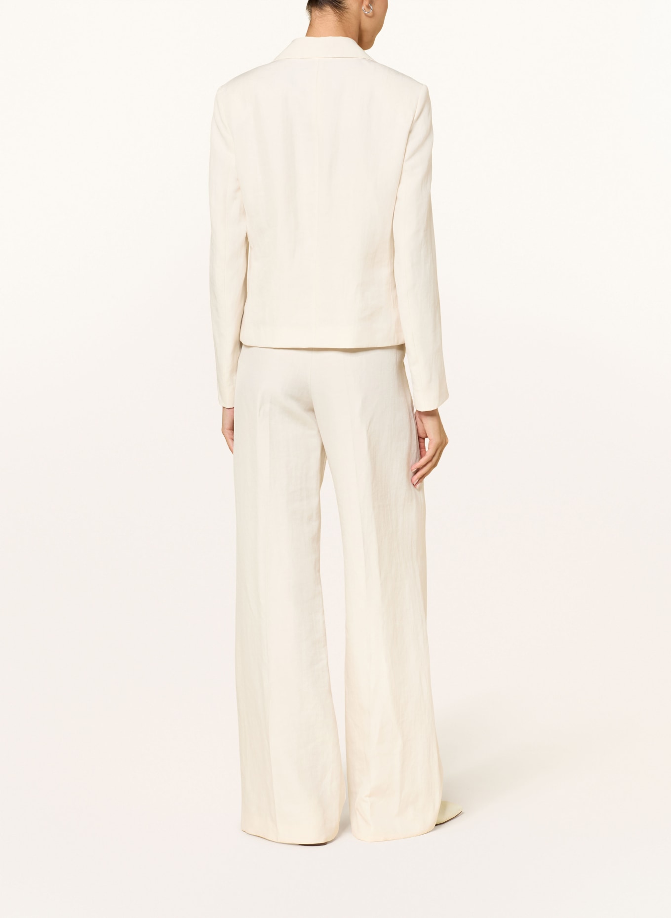 LUISA CERANO Blazer mit Leinen: ECRU