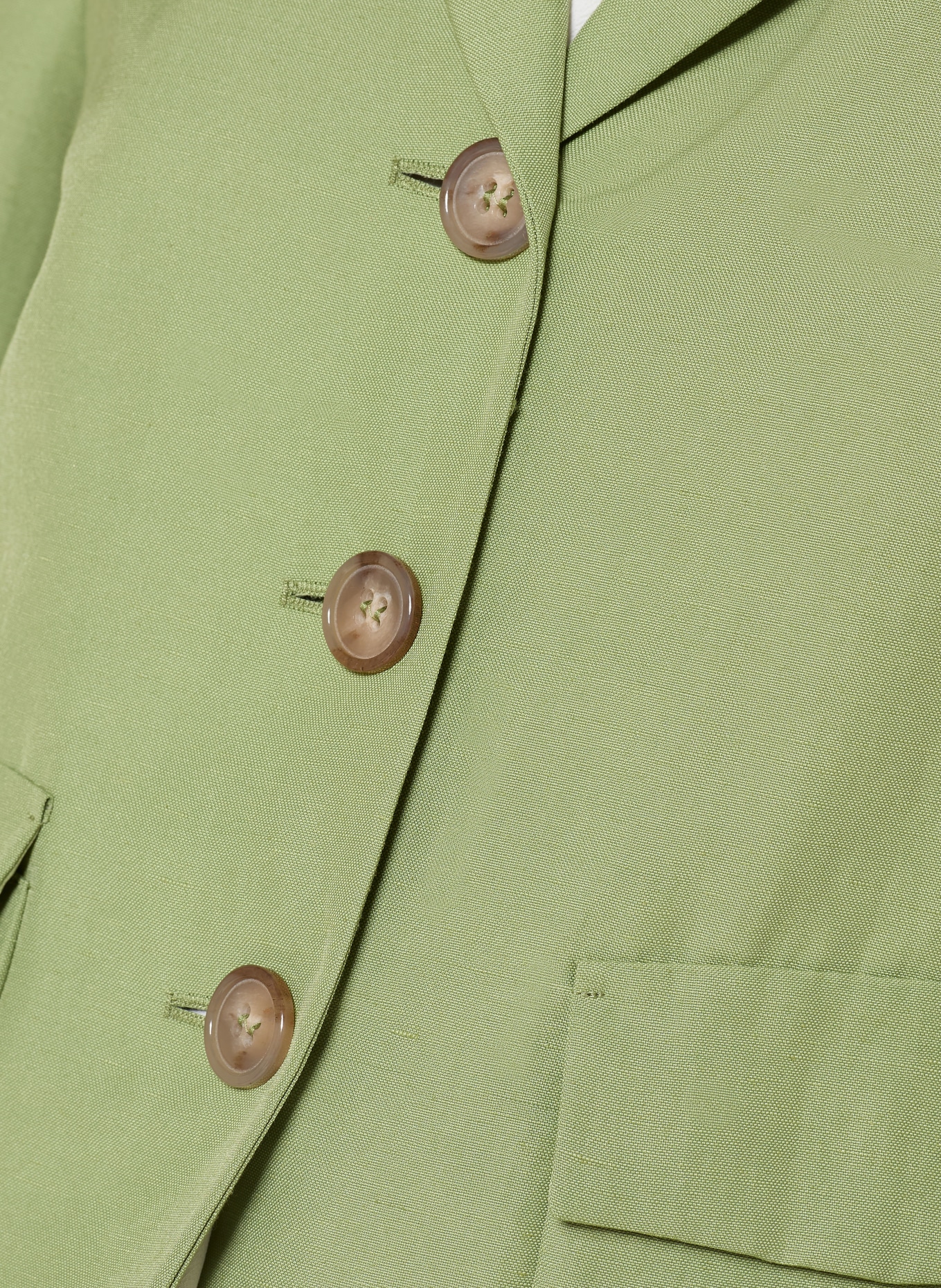 LUISA CERANO Blazer mit Leinen: GRÜN