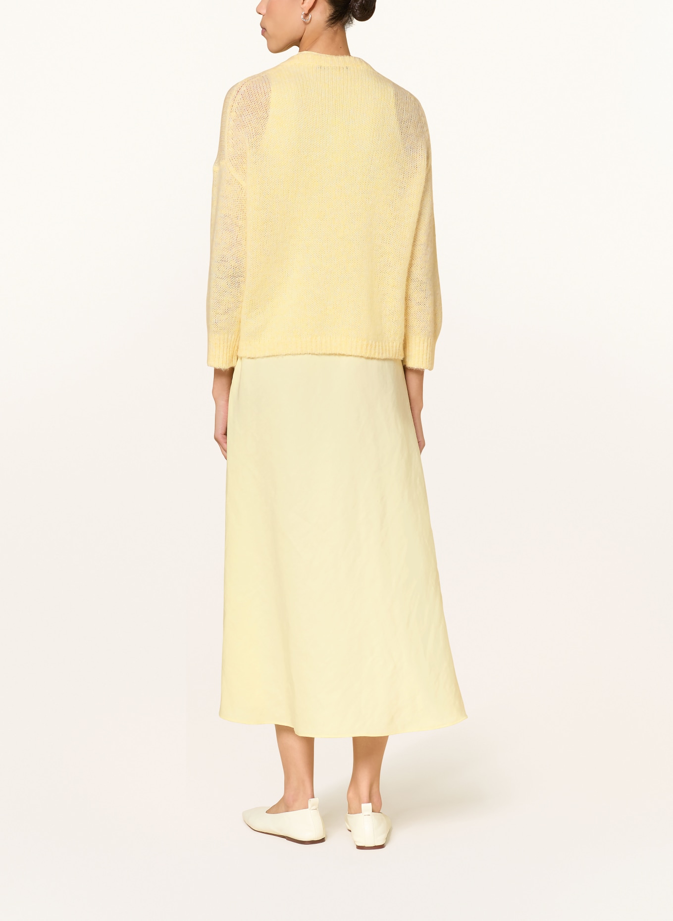 LUISA CERANO cardigan: JAUNE CLAIR