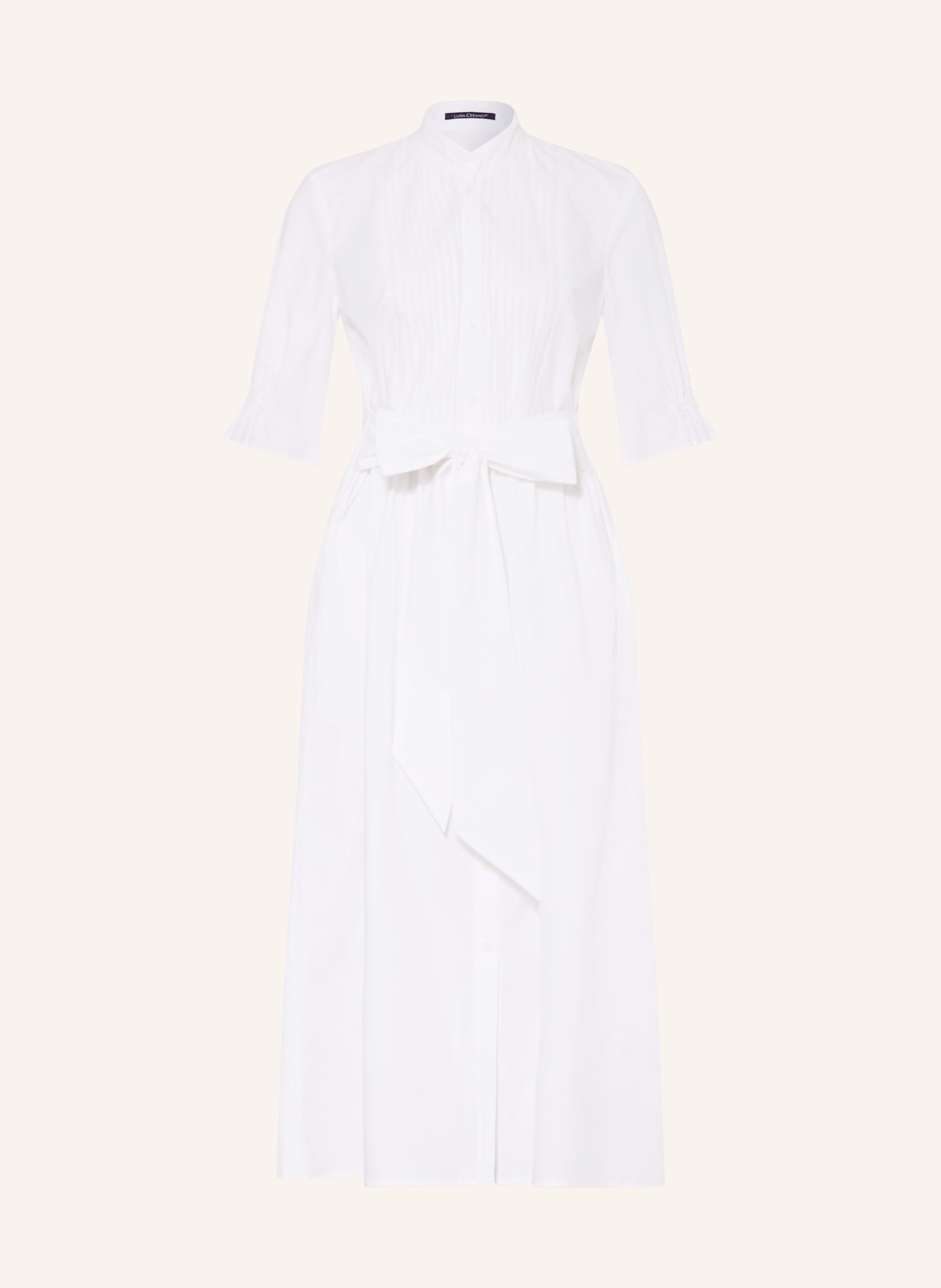 LUISA CERANO dress: WHITE