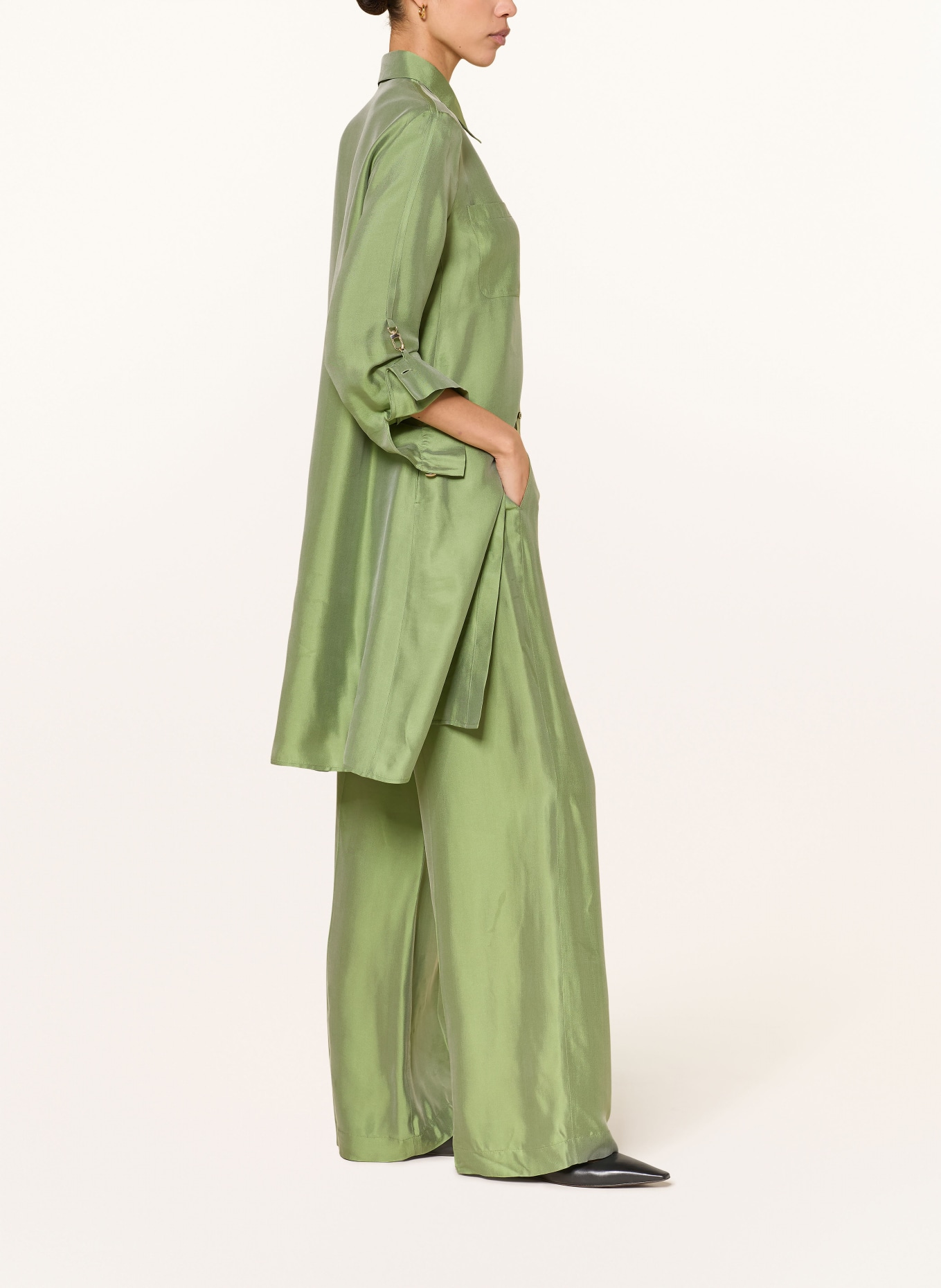 LUISA CERANO Marlenehose: GRÜN