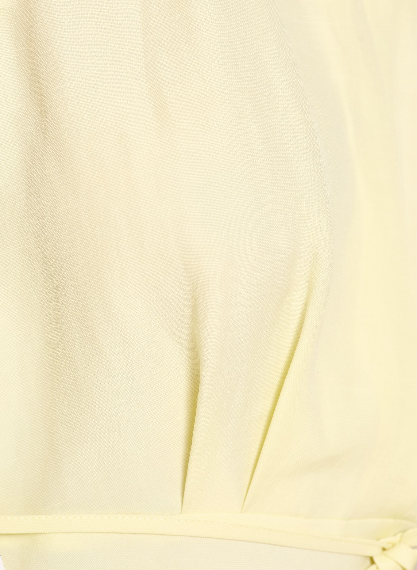 LUISA CERANO Kleid mit Leinen: HELLGELB