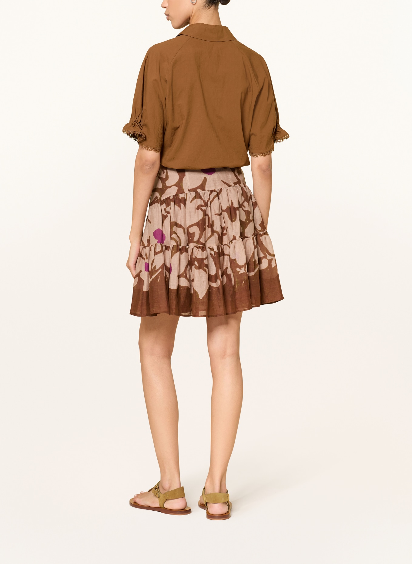 LUISA CERANO košile: HNĚDÁ