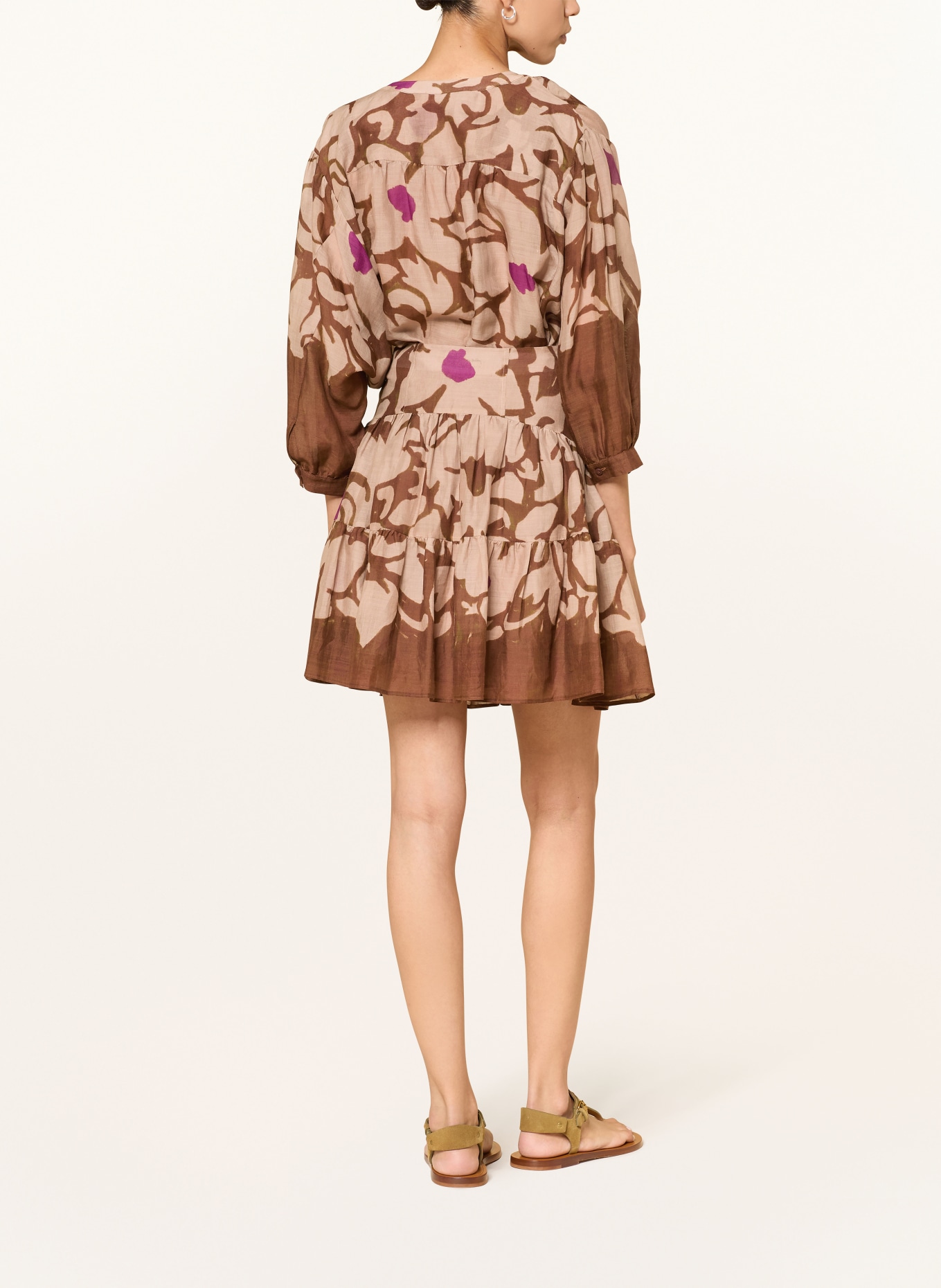 LUISA CERANO spódnica: JASNOBRĄZOWY / BRĄZOWY / LILA