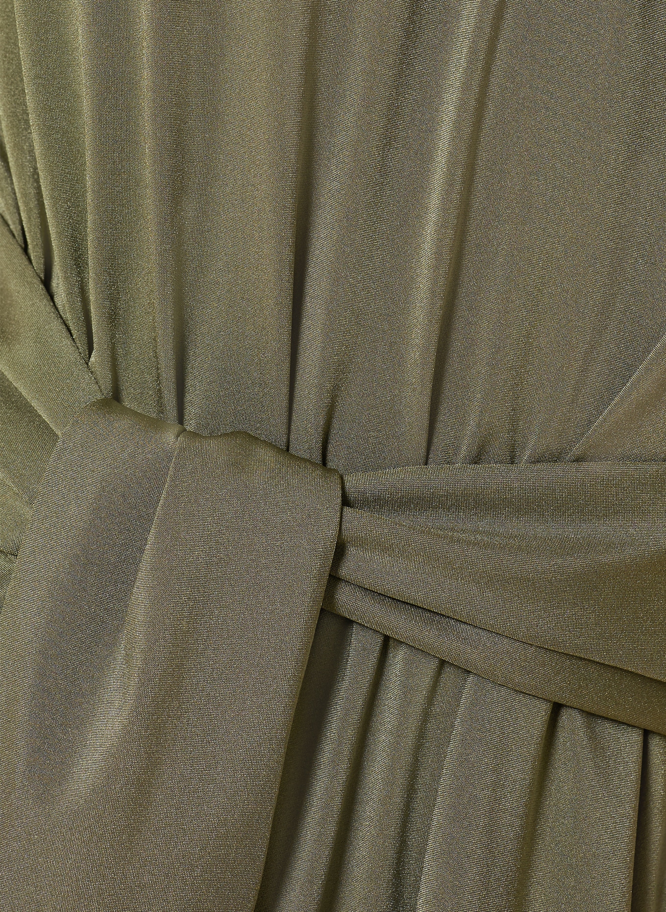 LUISA CERANO jersey dress: KHAKI