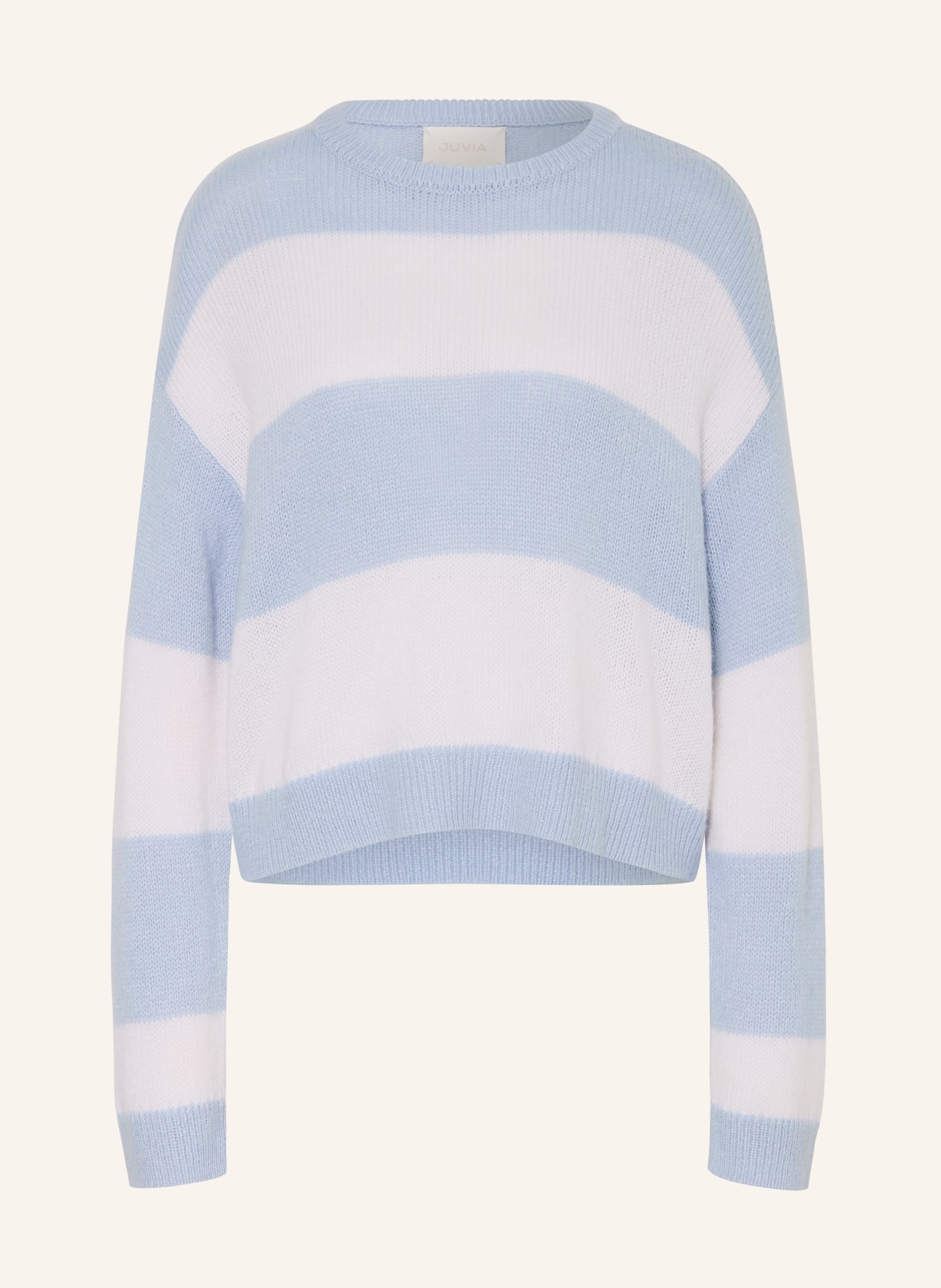 Juvia Pullover: BLAU / ECRU