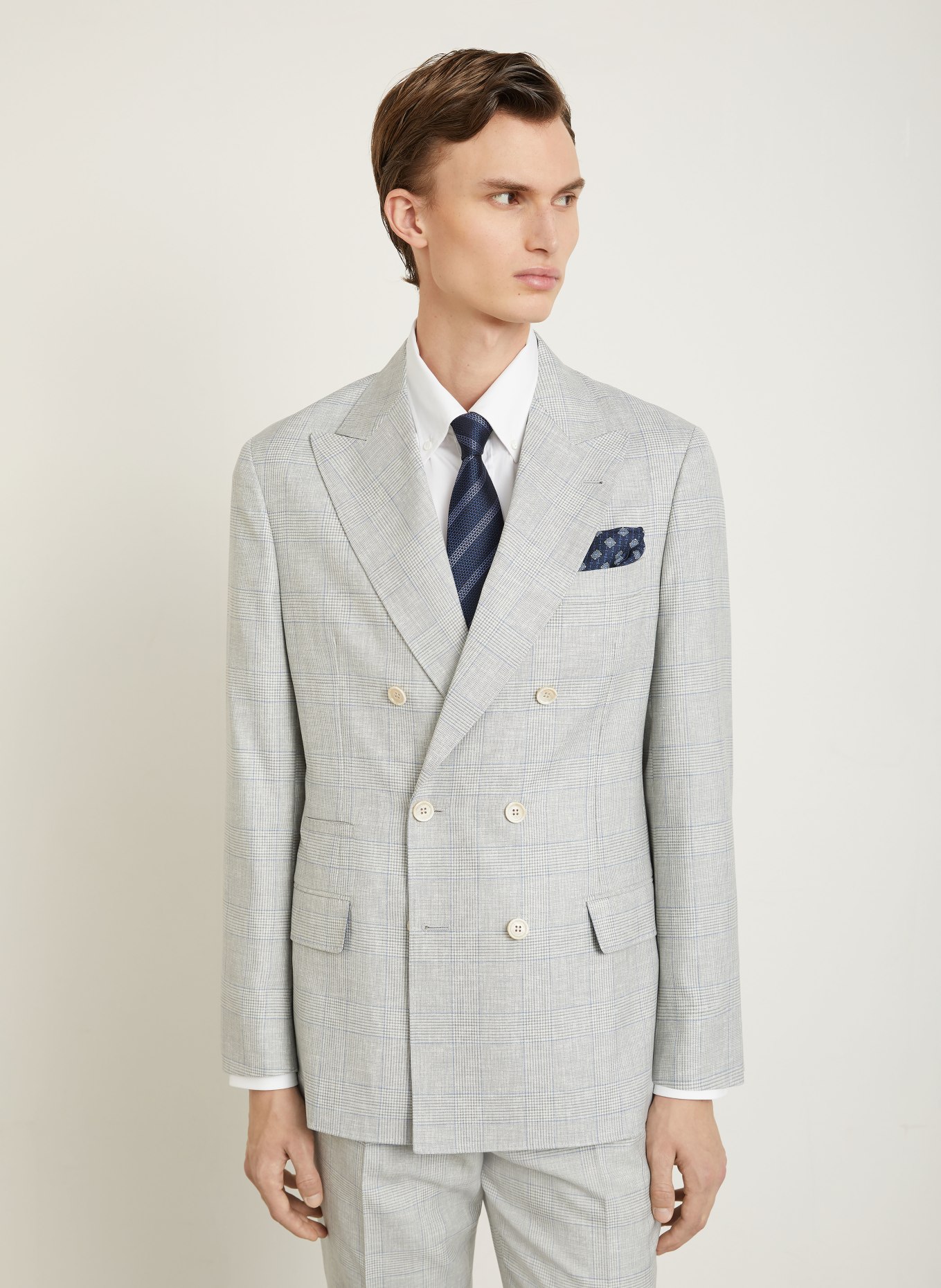 BRUNELLO CUCINELLI Anzug ABITO Regular Fit: HELLGRAU / GRAU