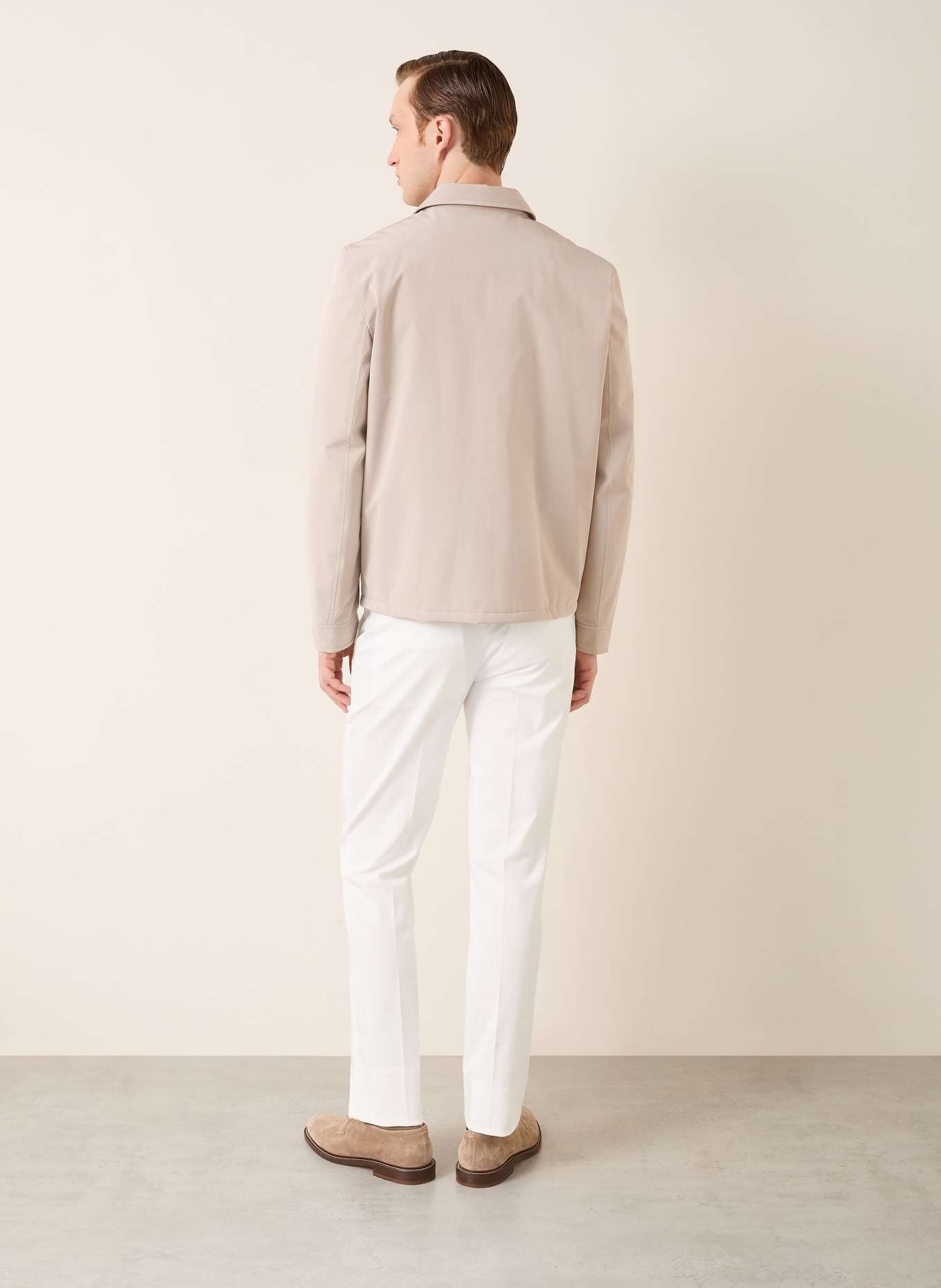 BRUNELLO CUCINELLI Overjacket: HELLBRAUN
