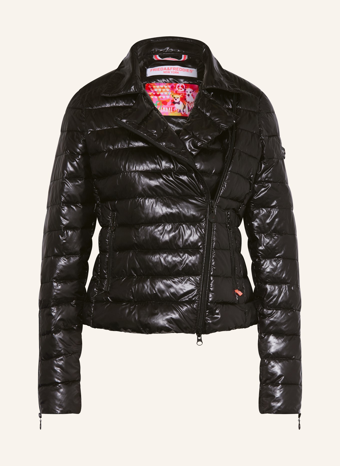 FRIEDA & FREDDIES Steppjacke BLACK RIDER: SCHWARZ