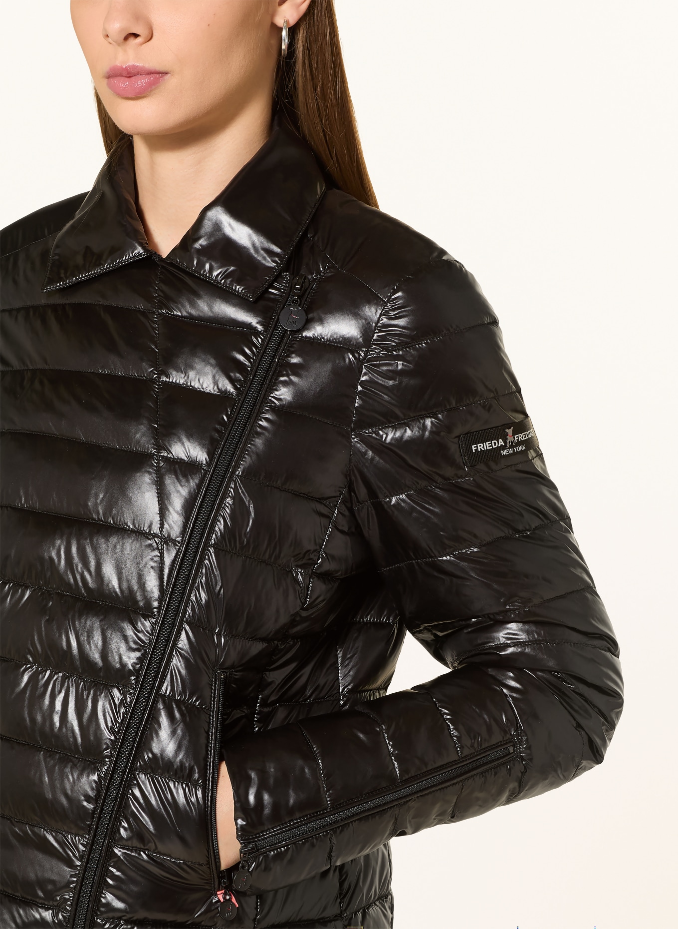 FRIEDA & FREDDIES Steppjacke BLACK RIDER: SCHWARZ