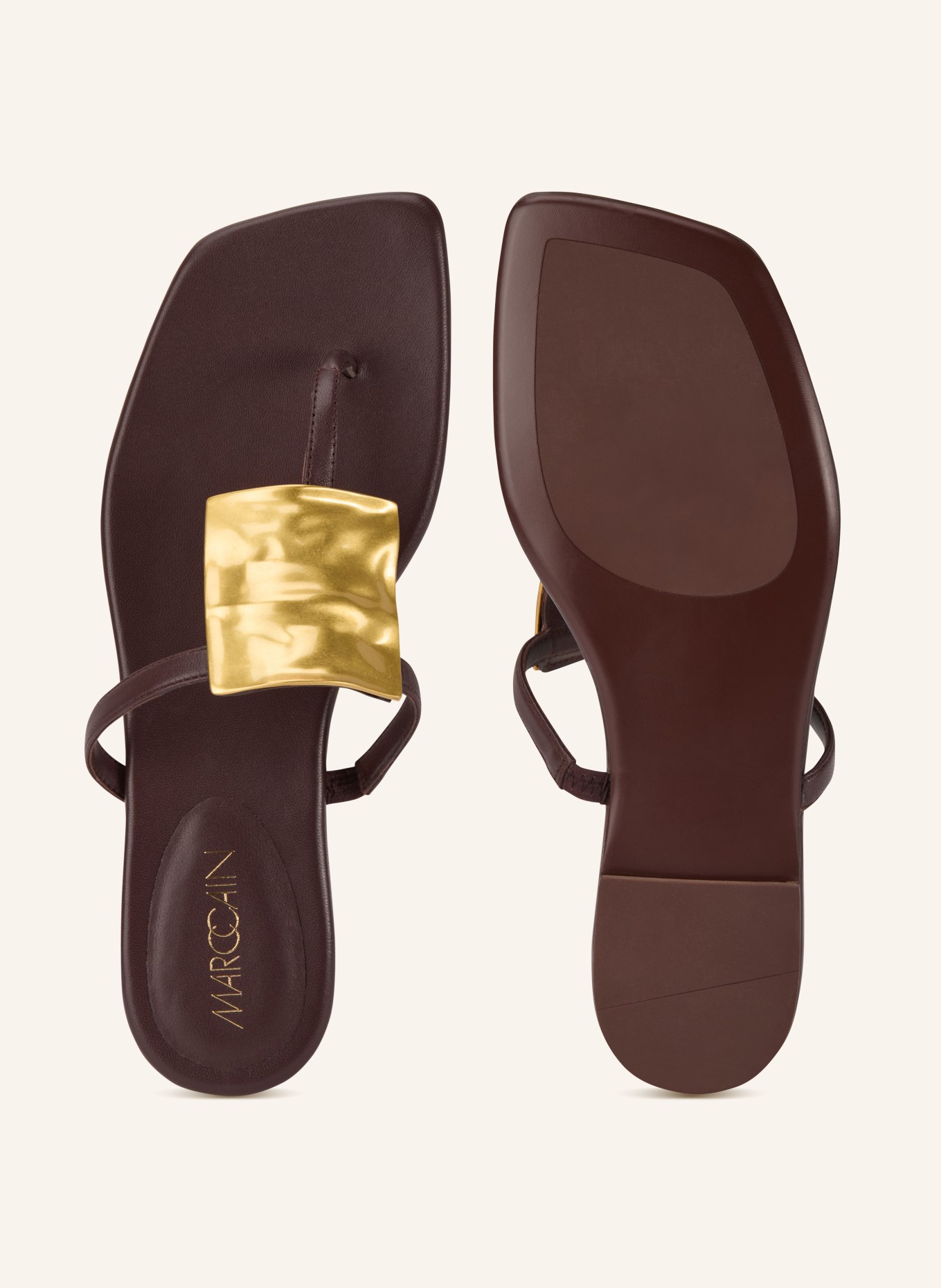 MARC CAIN séparateur d'orteils: 699 dark wood