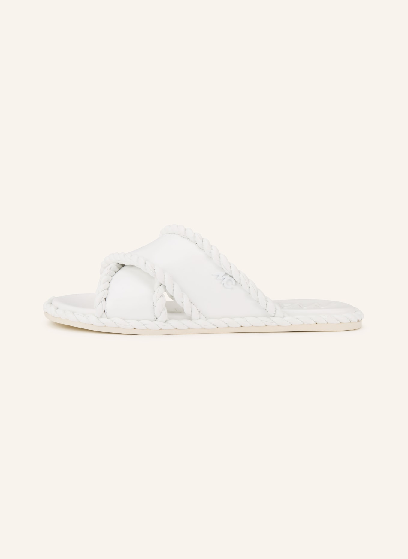 MARC CAIN Pantoletten: 100 WHITE