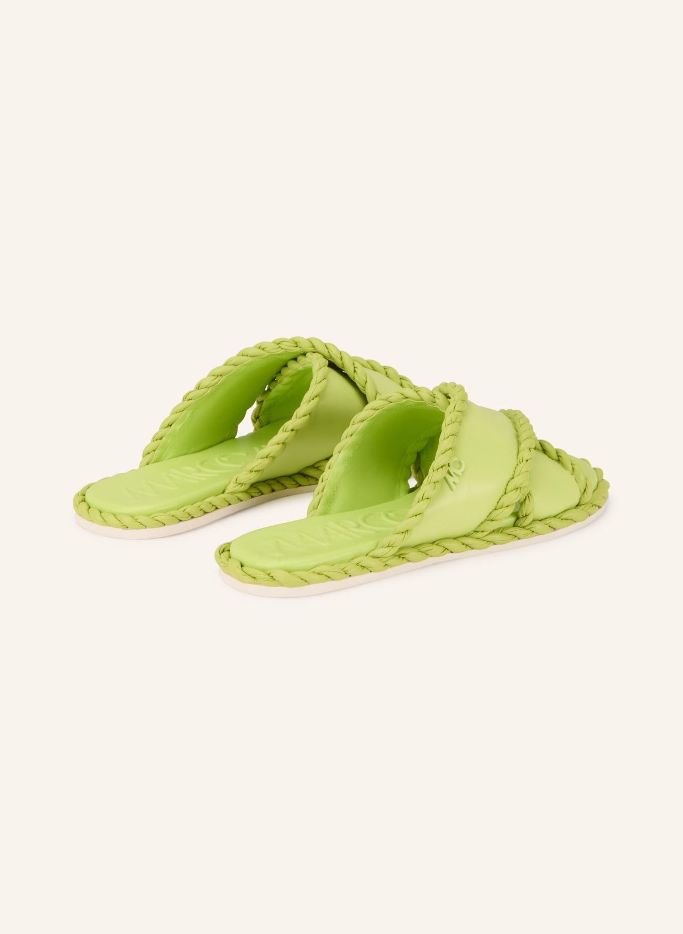 MARC CAIN Pantoletten: 411 sunny lime new