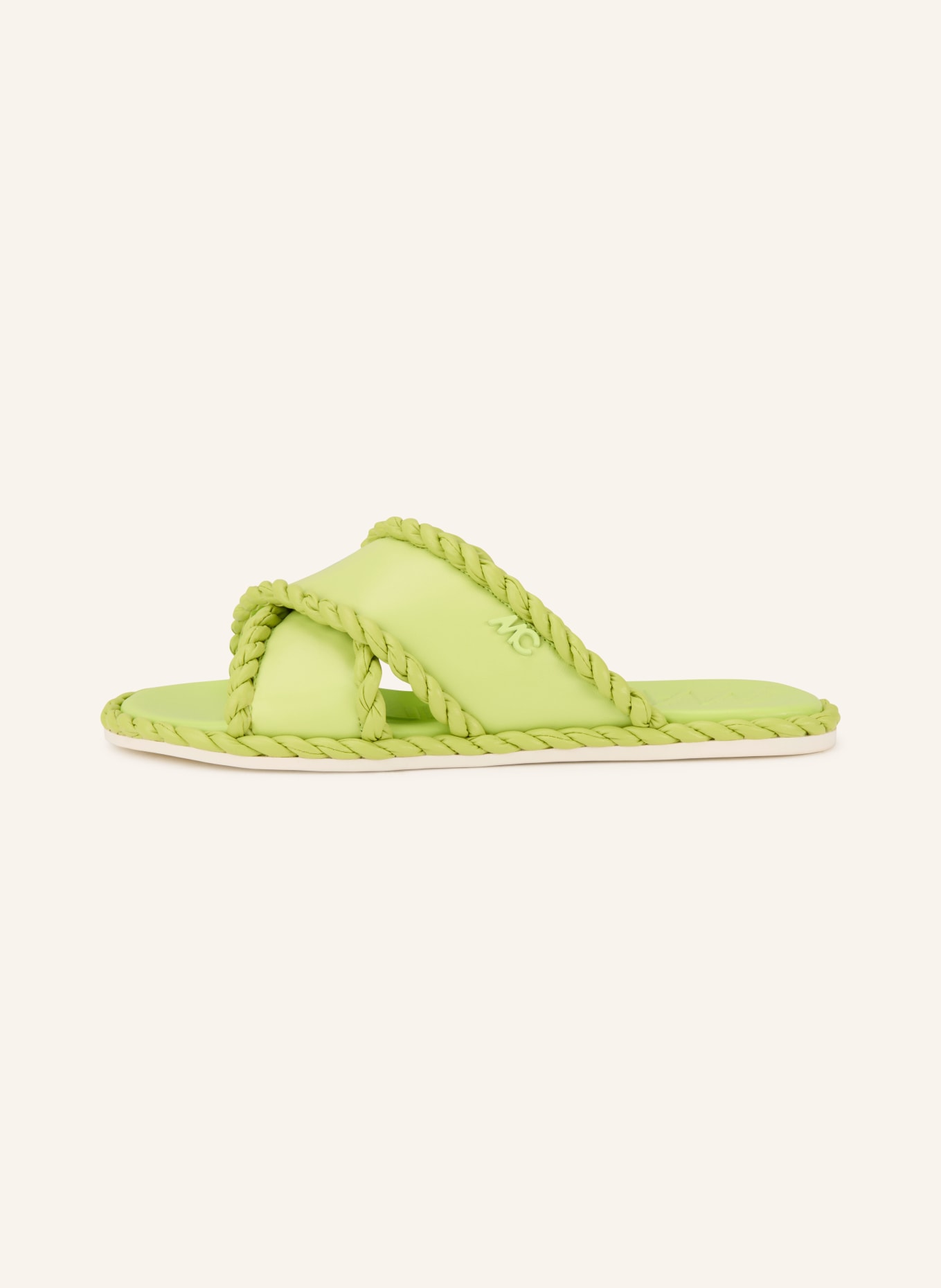 MARC CAIN Pantoletten: 411 sunny lime new