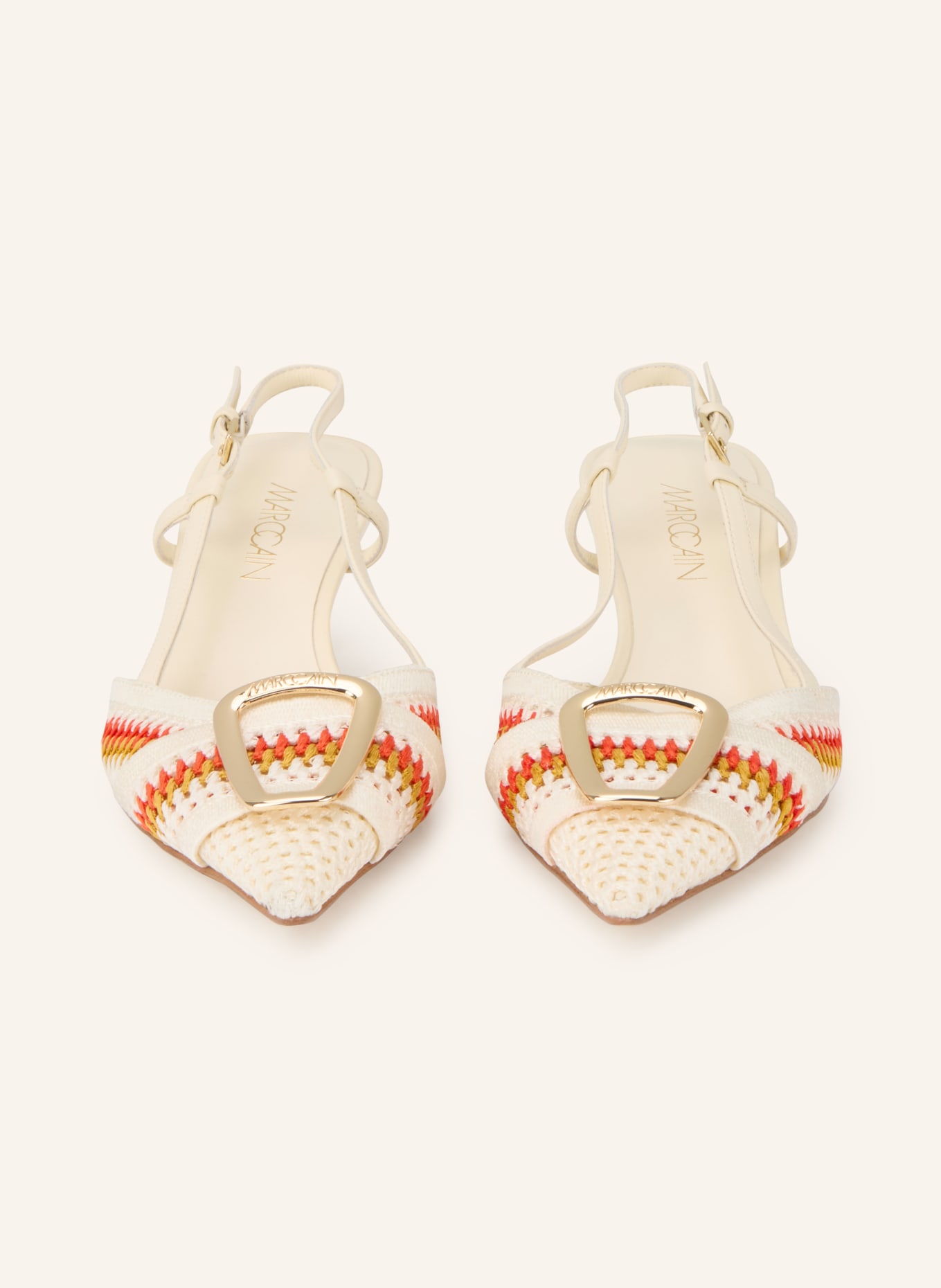 MARC CAIN Slingpumps: 112 bright ecru