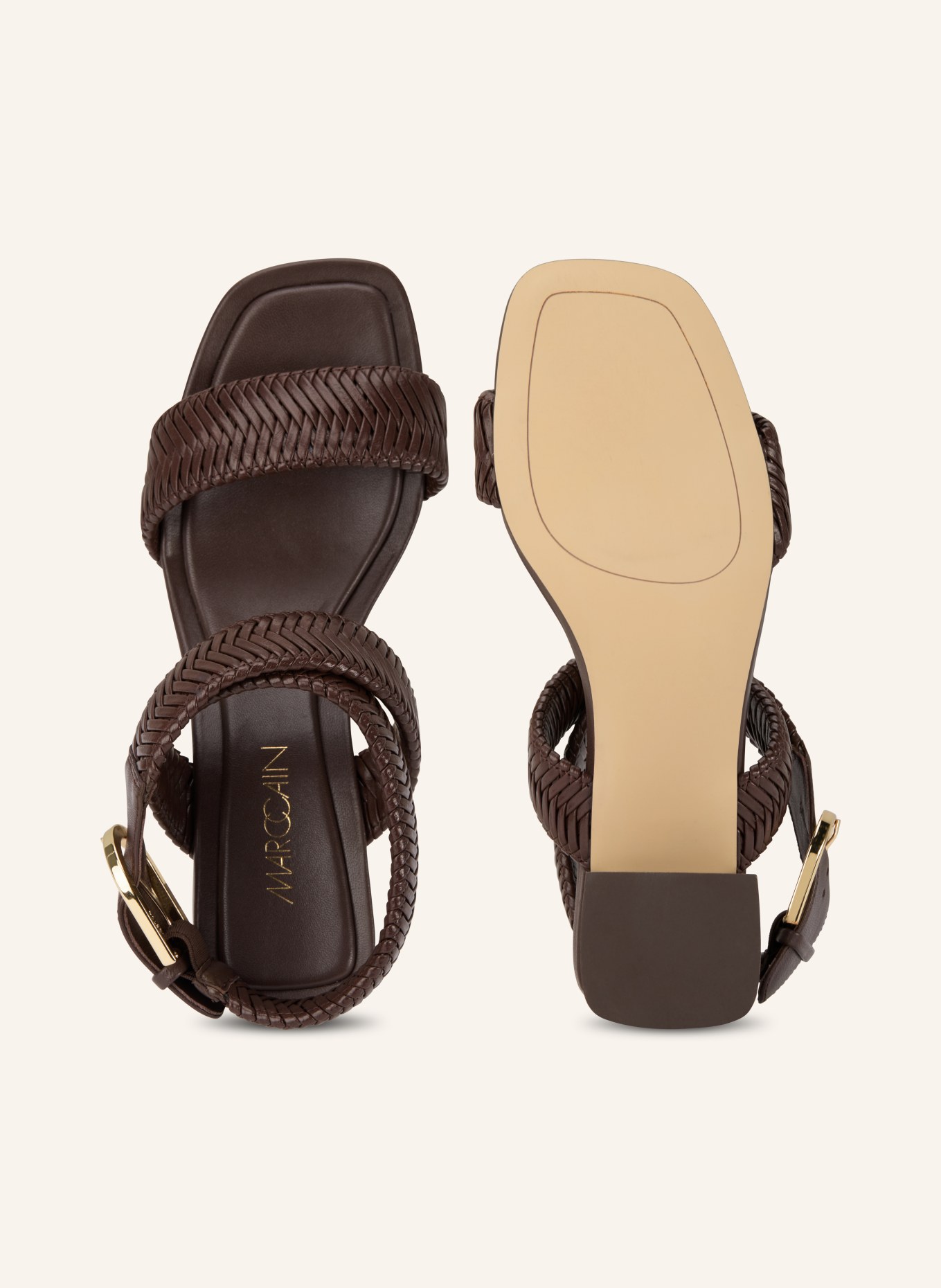 MARC CAIN Sandaletten: 699 dark wood