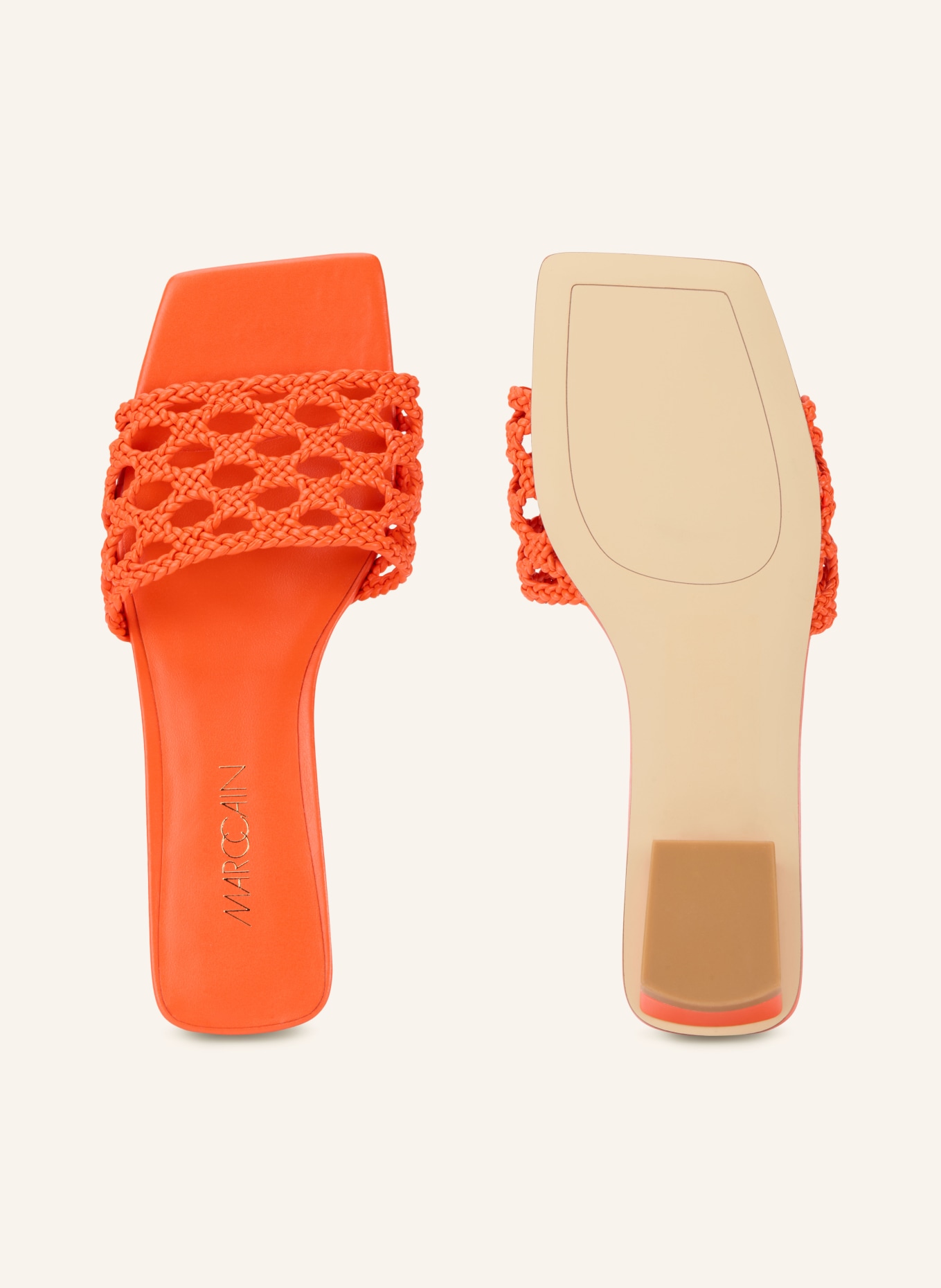 MARC CAIN sandale: 223 bright tomato