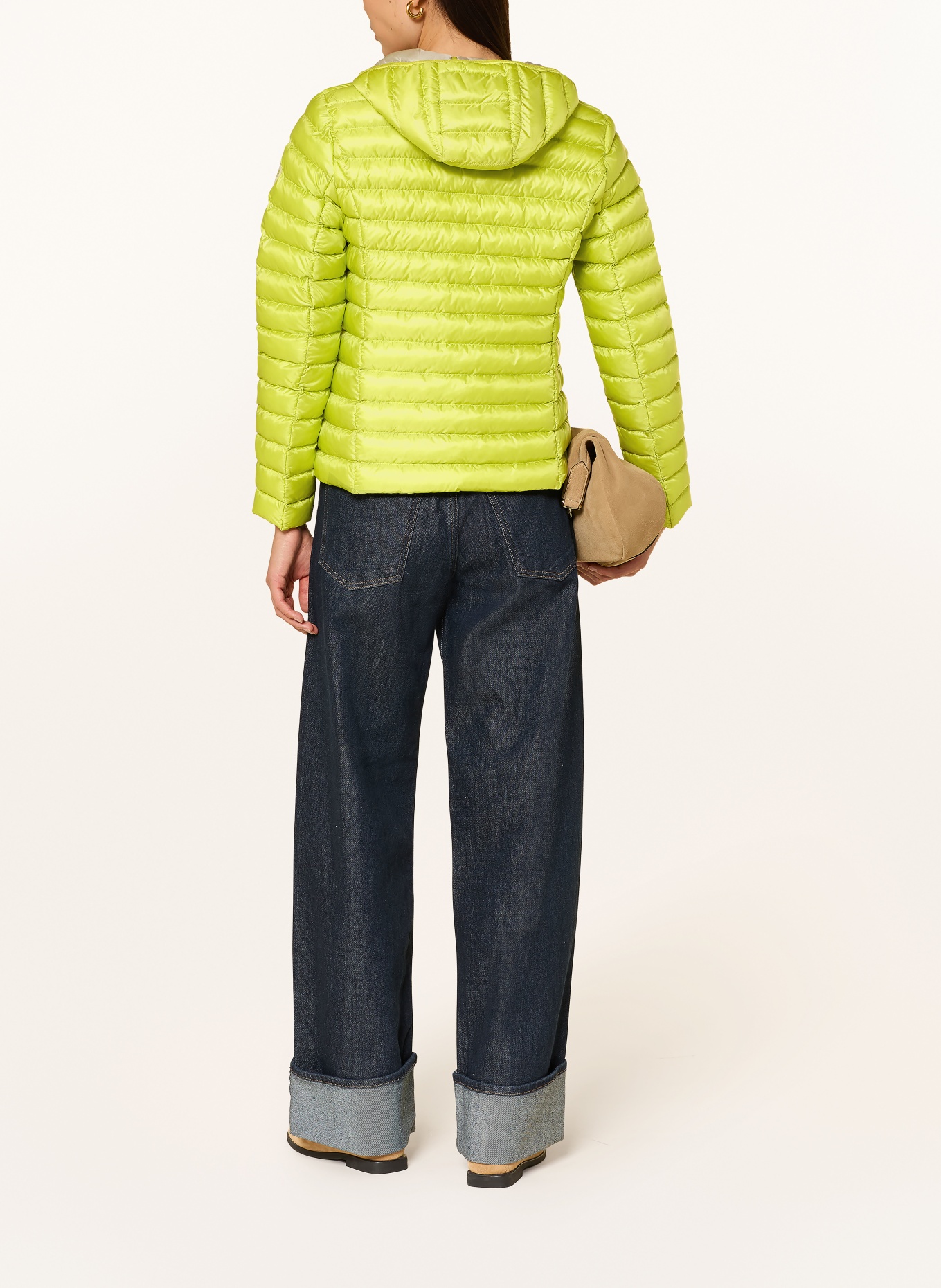 No.1 Como FORTE quilted jacket: NEON YELLOW
