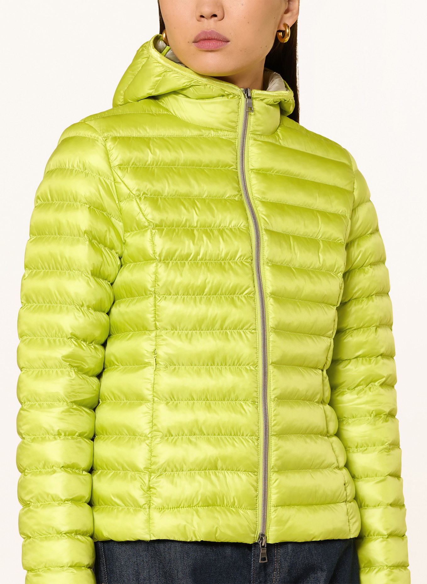 No.1 Como FORTE quilted jacket: NEON YELLOW