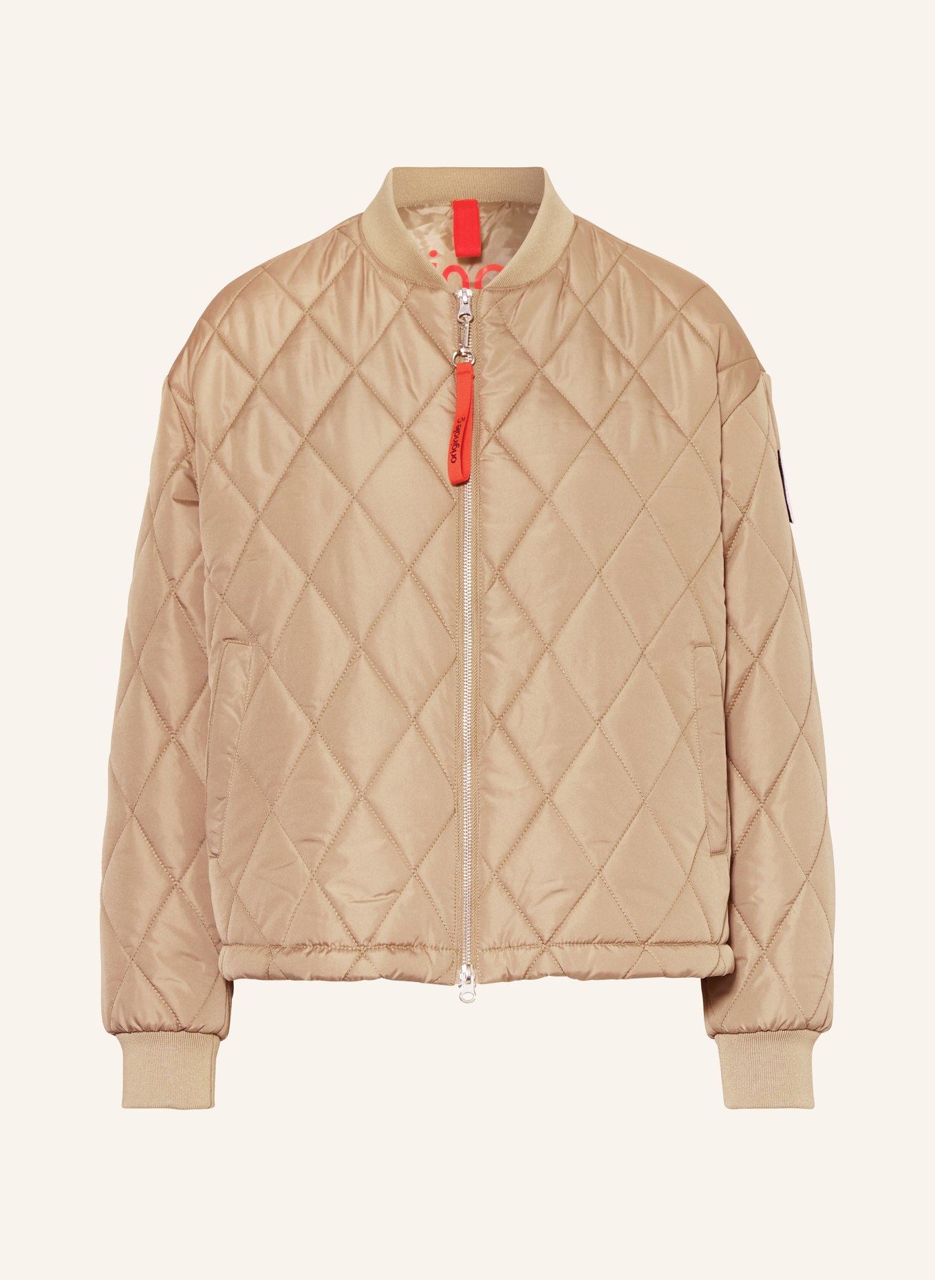 No.1 Como LANCY quilted jacket: CAMEL
