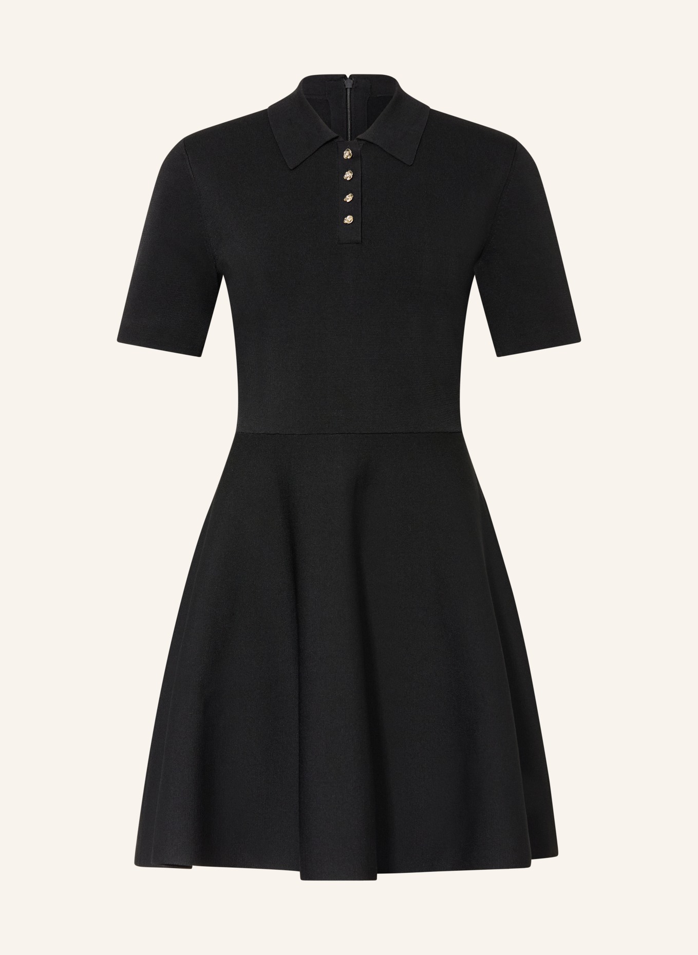 TED BAKER Sukienka polo z piki RONDAA: CZARNY