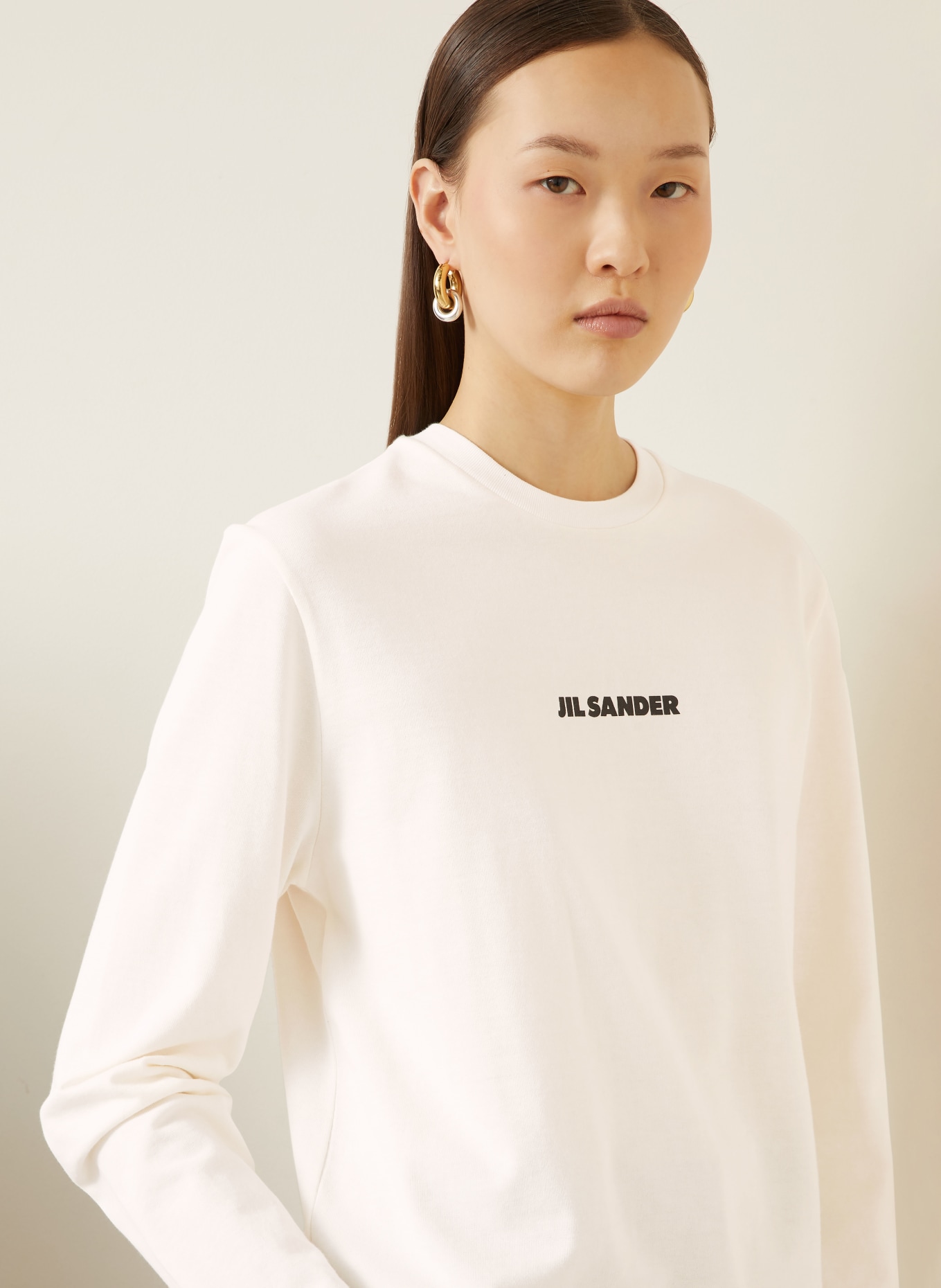 JIL SANDER Longsleeve: ECRU