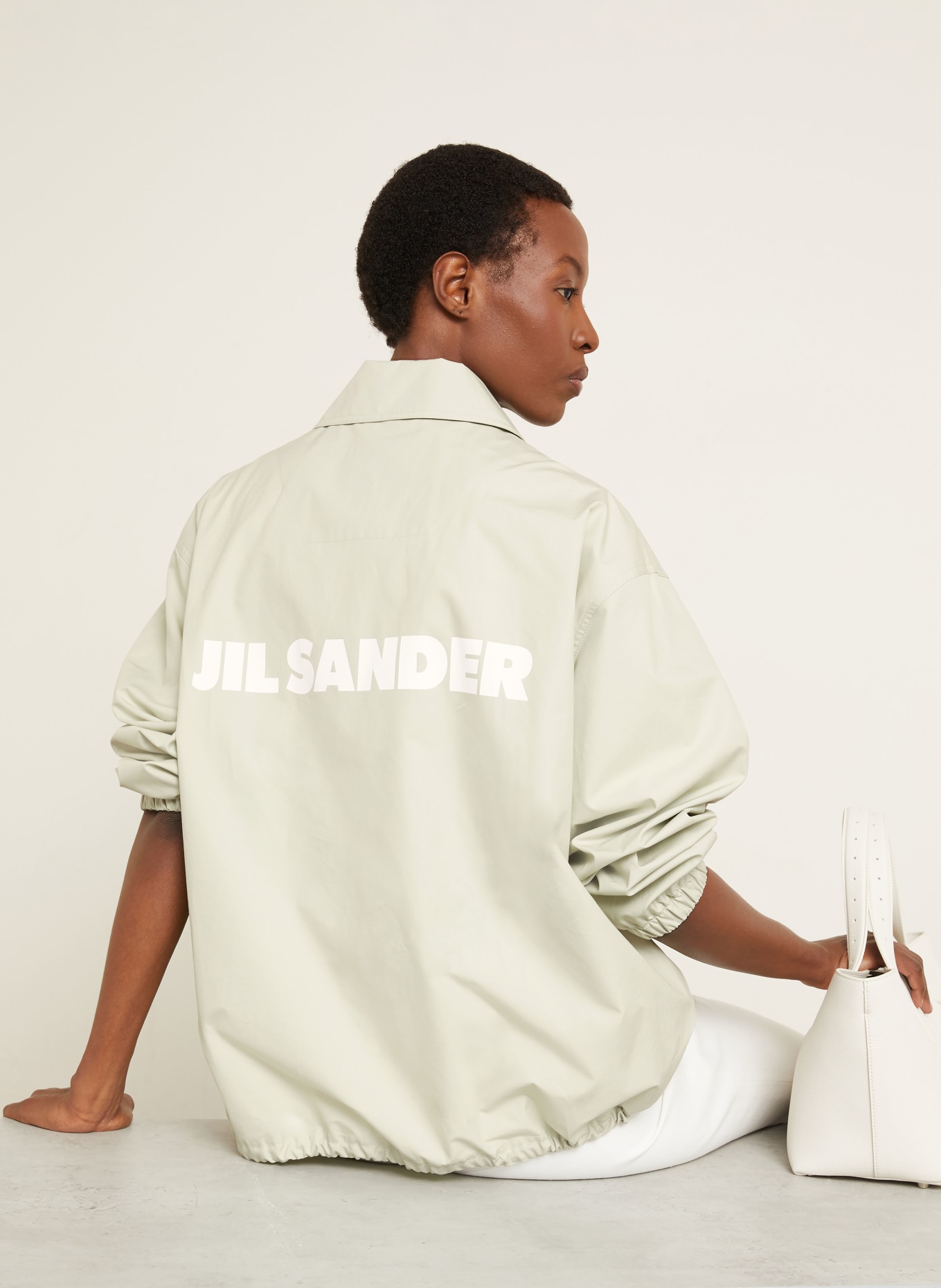 JIL SANDER blouson: LIGHT GREEN