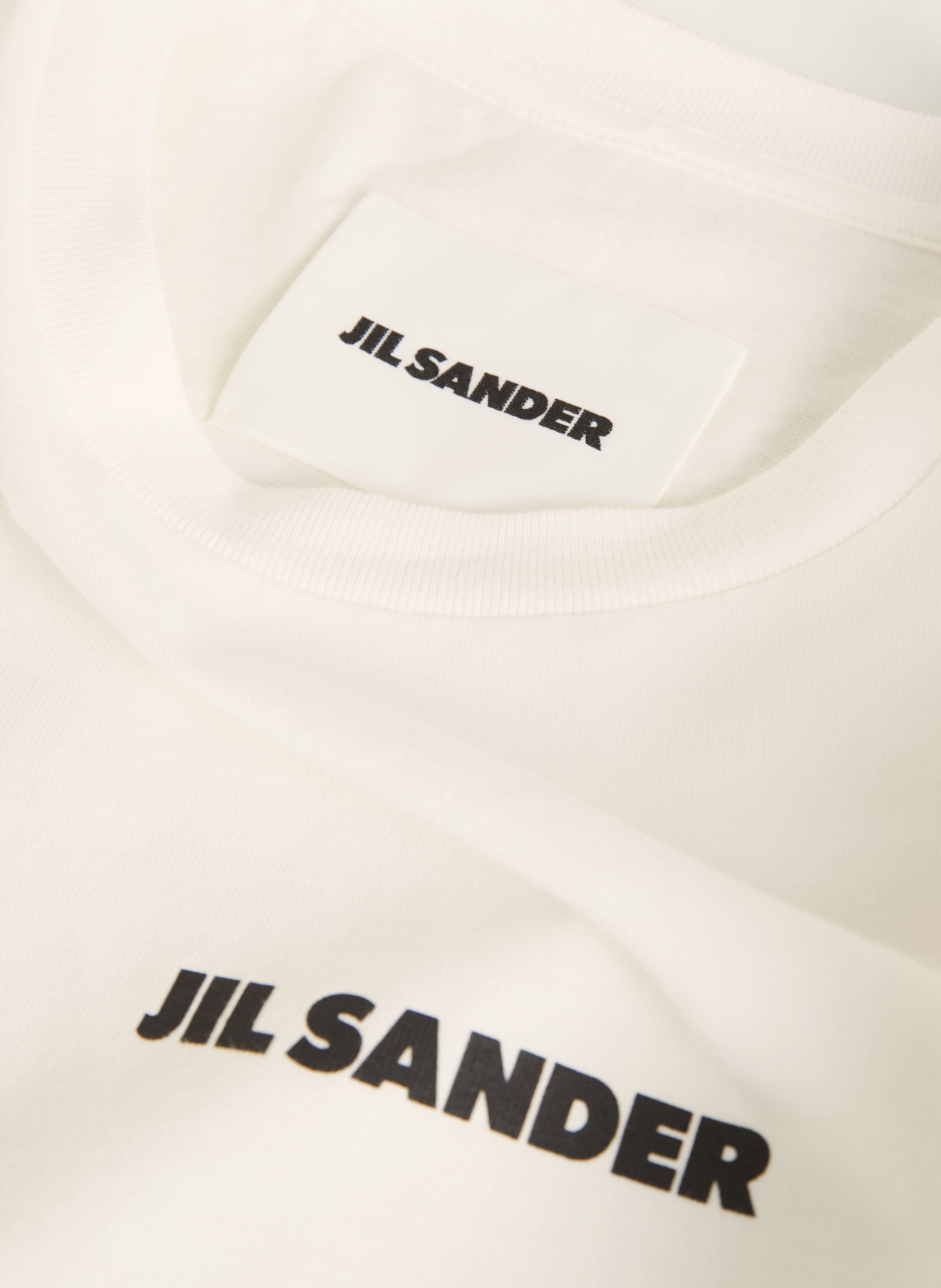 JIL SANDER T-shirt: WHITE / BLACK
