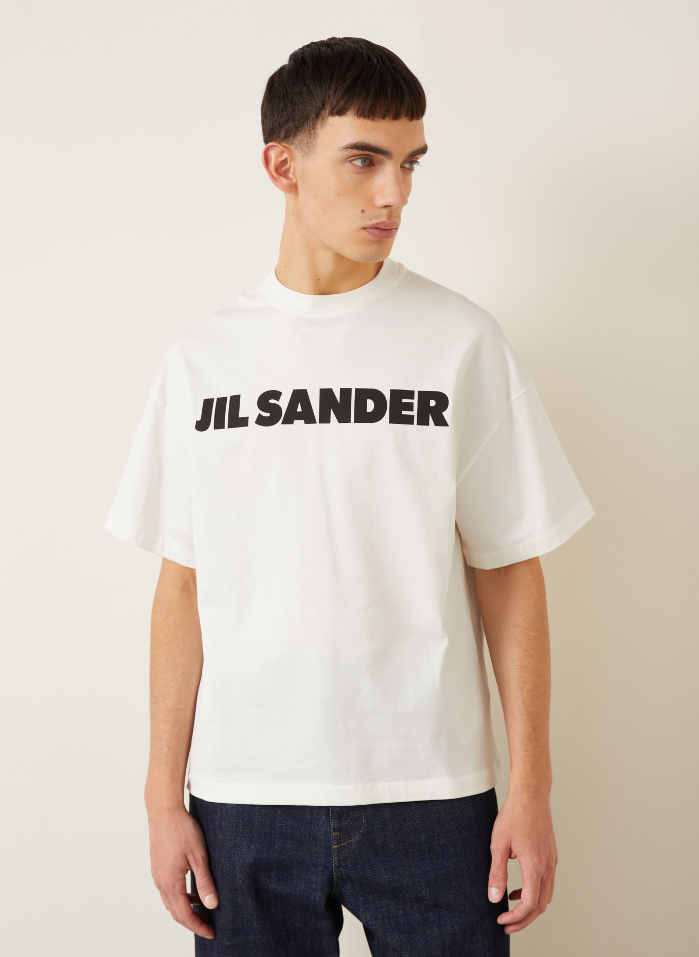 JIL SANDER T-shirt: WHITE / BLACK