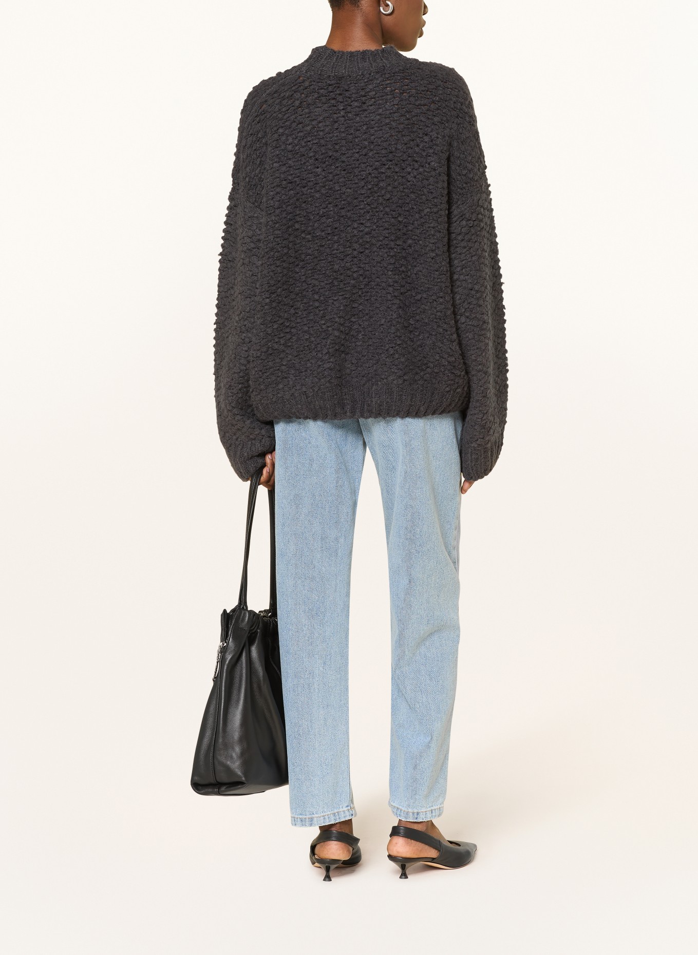 black palms Wide Leg Jeans JEANY 2502: WASHED BLUE WASHED BLUE